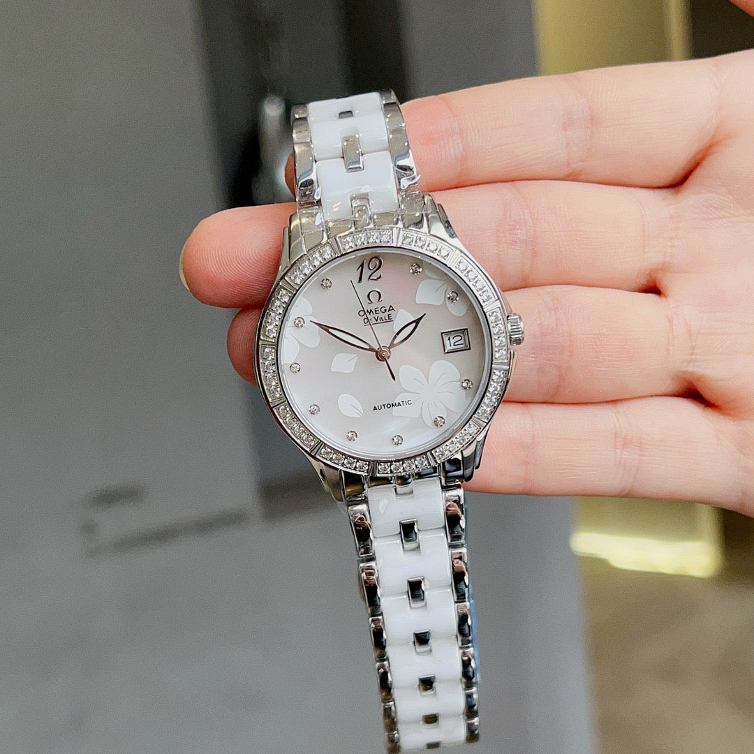 Elegant Ceramic Ladies' Watch