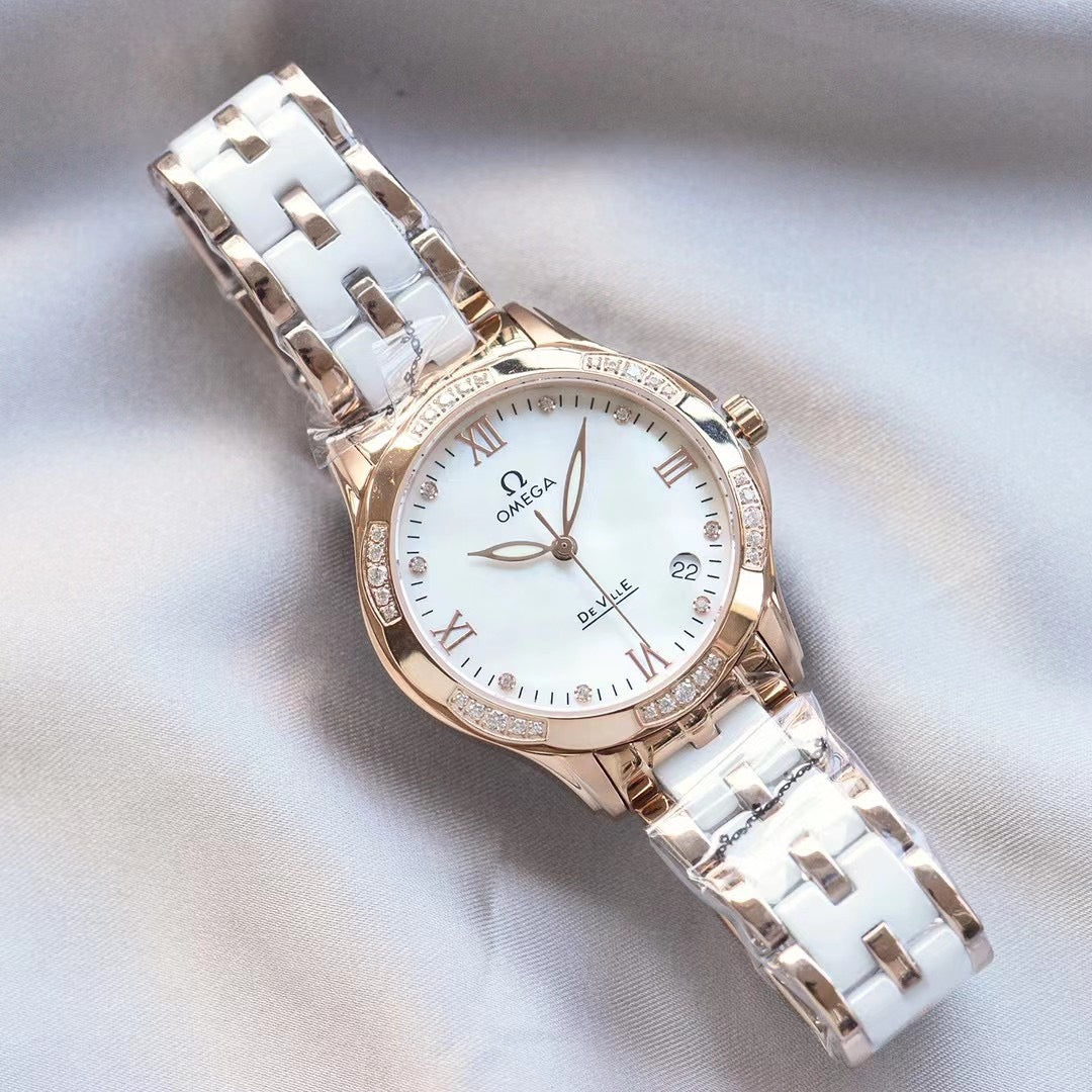 Elegant Ceramic Ladies' Watch