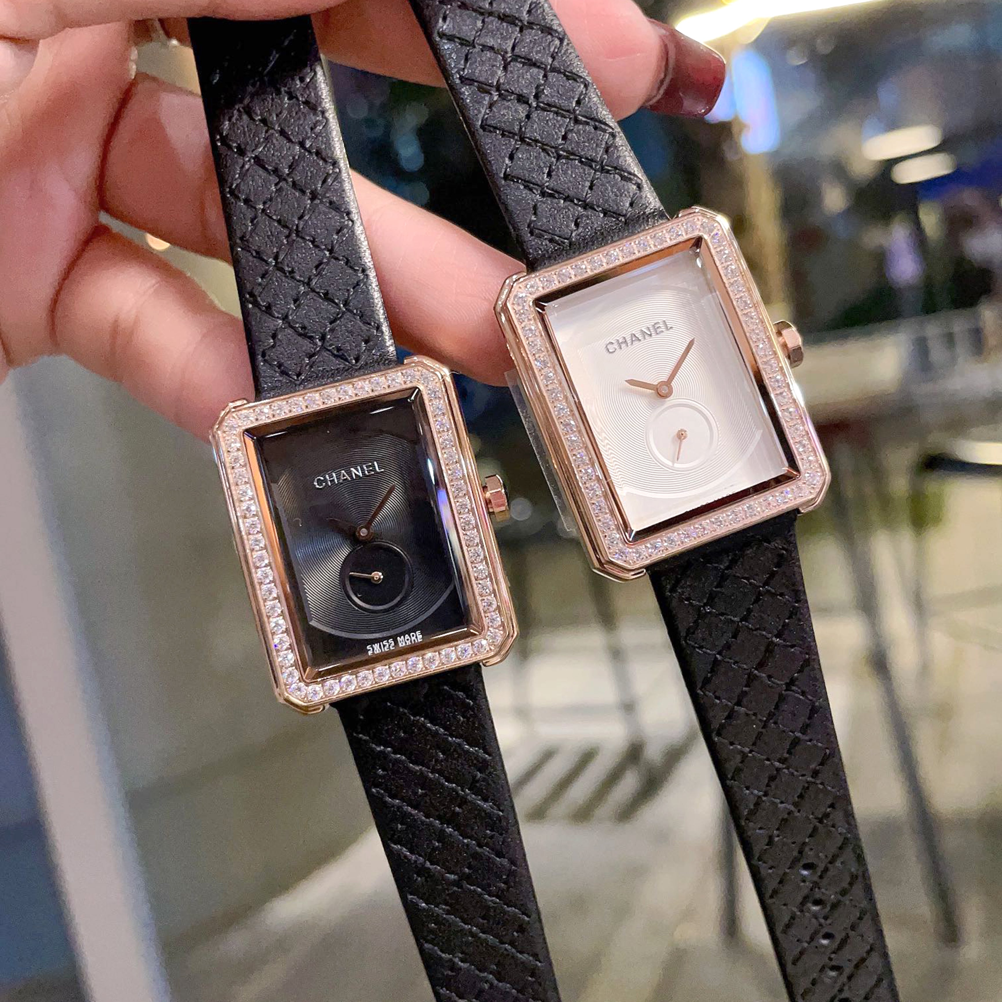 BOY·FRIEND TWEED Two-Hand Half-Date Dial