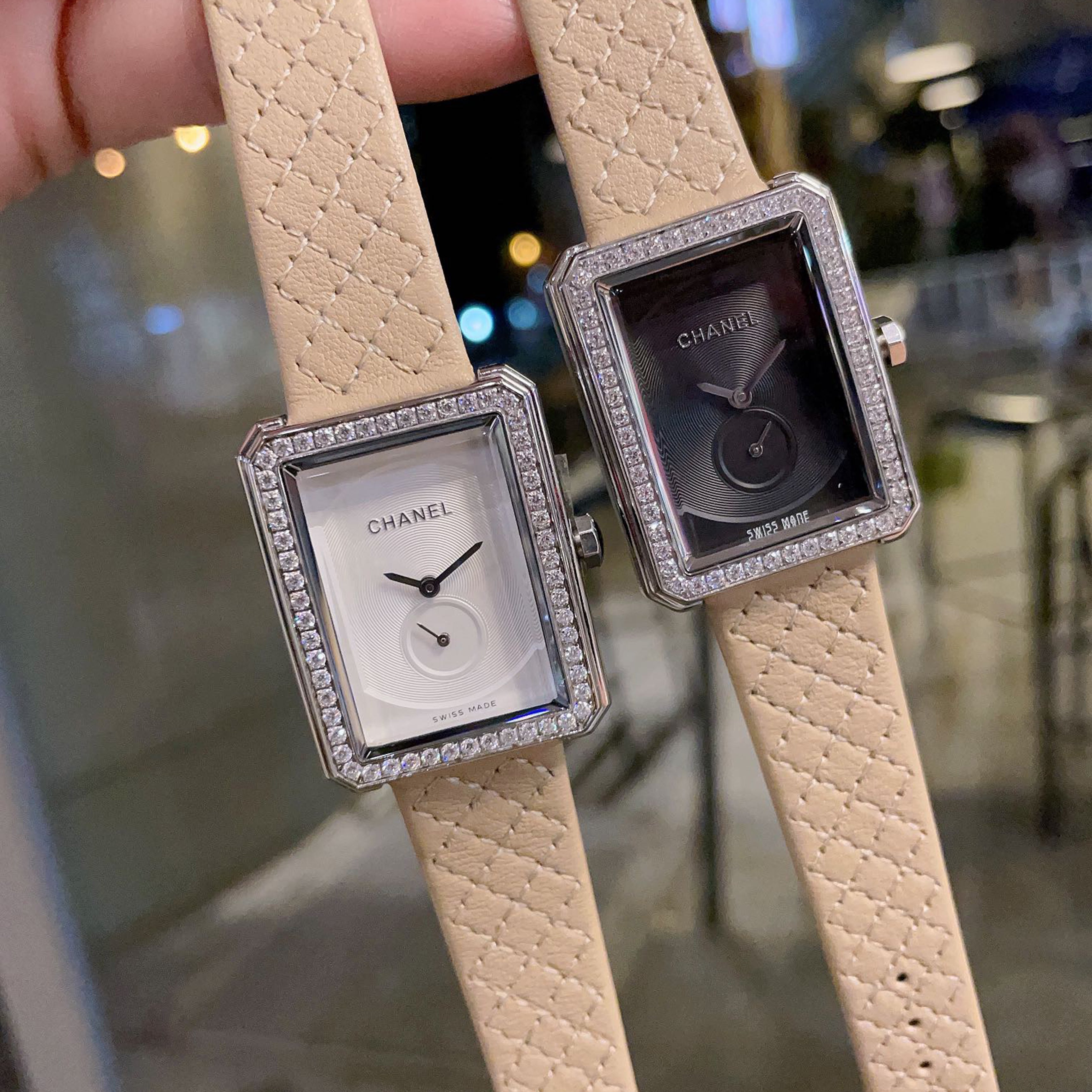 BOY·FRIEND TWEED Two-Hand Half-Date Dial