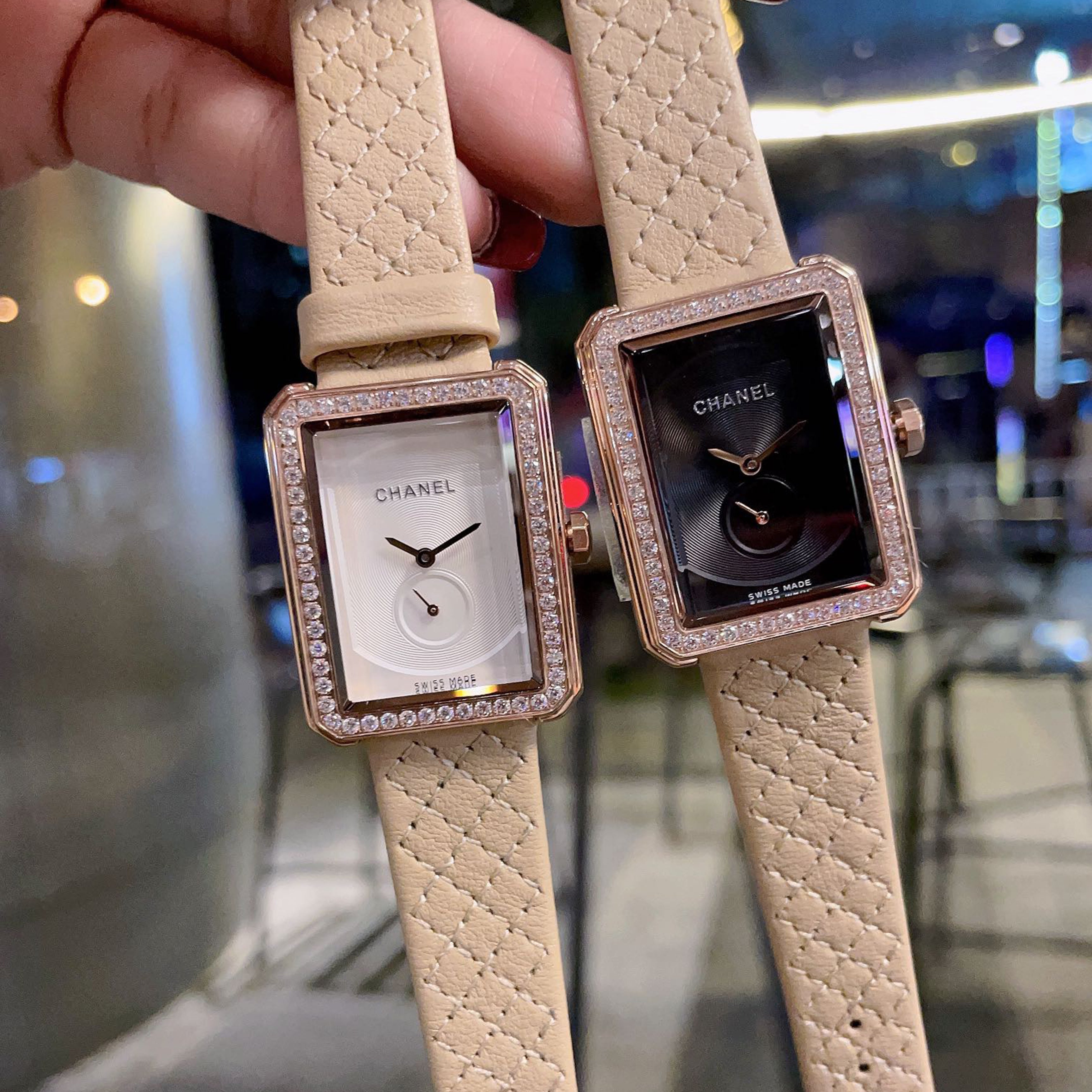 BOY·FRIEND TWEED Two-Hand Half-Date Dial