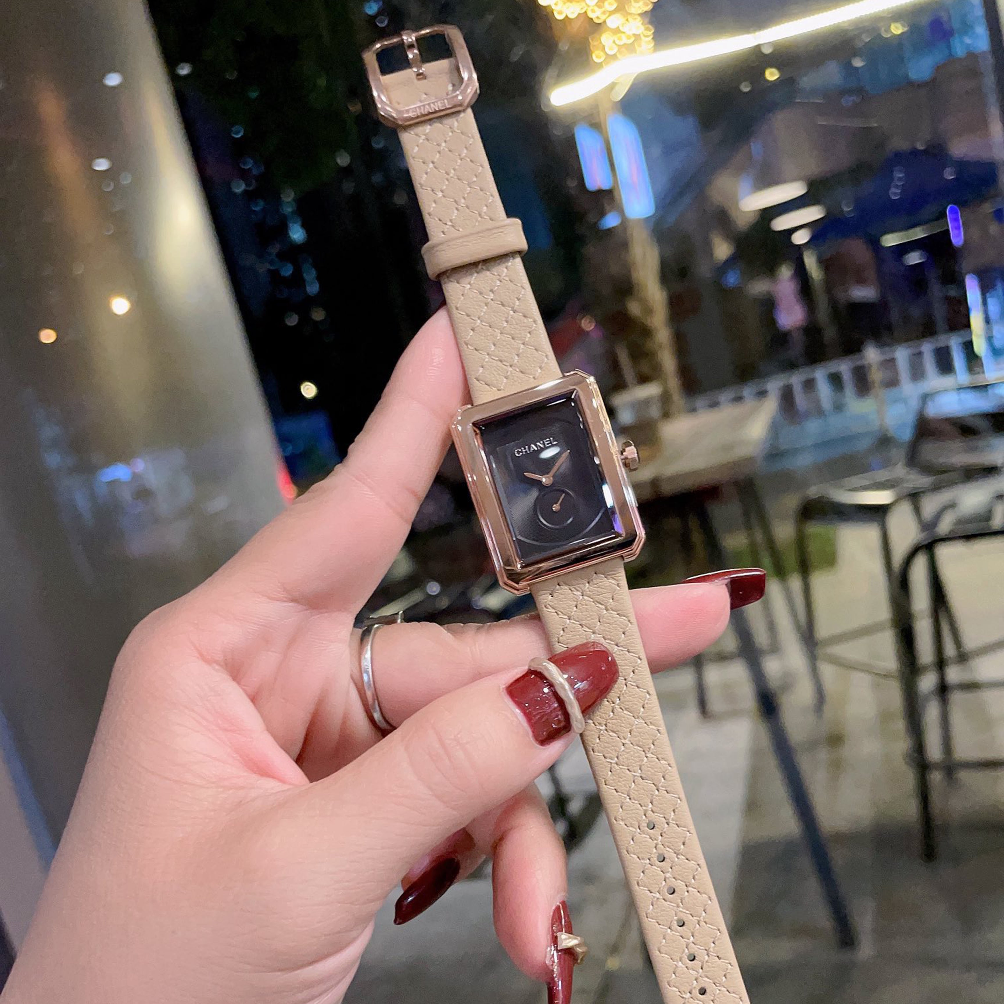 BOY·FRIEND TWEED Two-Hand Half-Date Dial