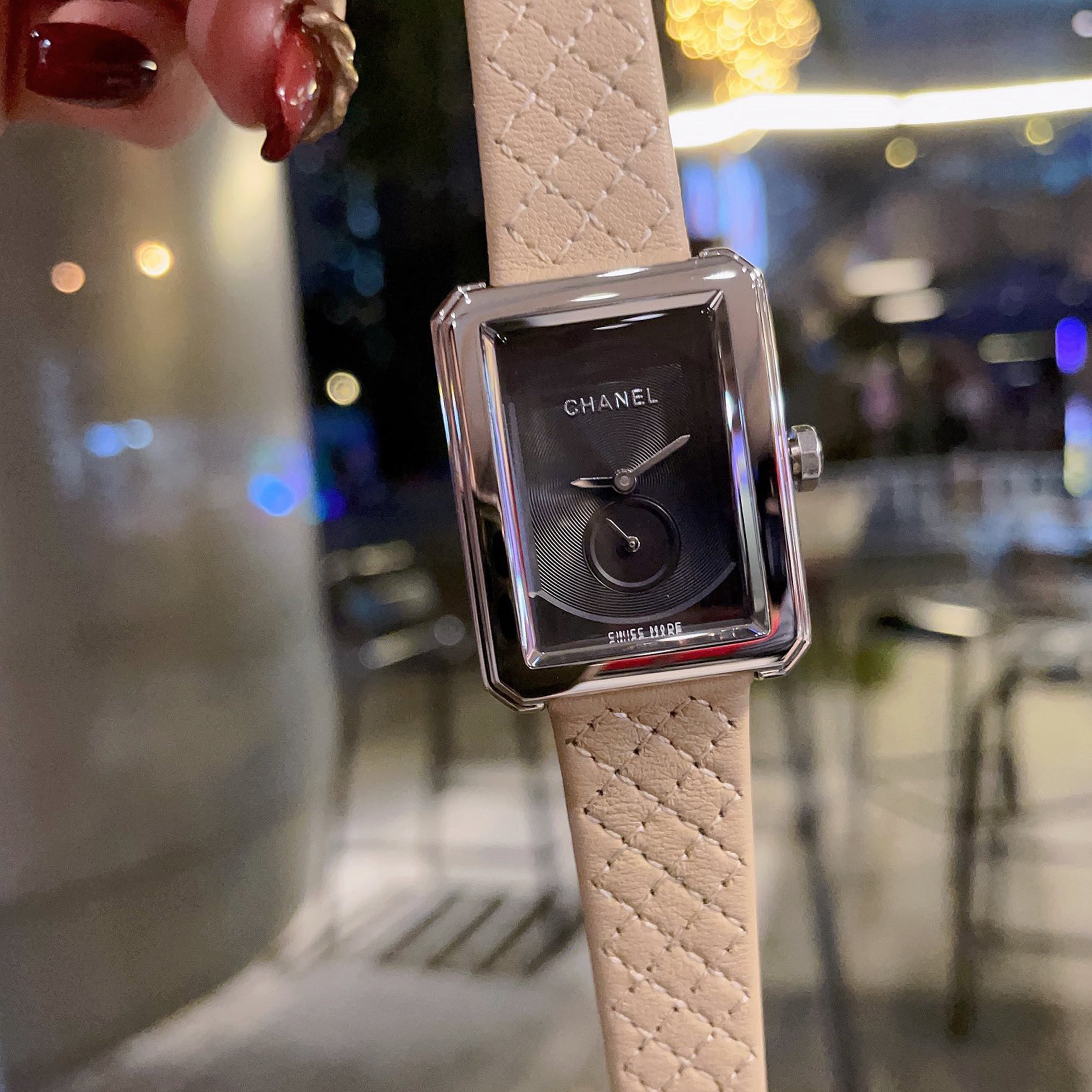 BOY·FRIEND TWEED Two-Hand Half-Date Dial