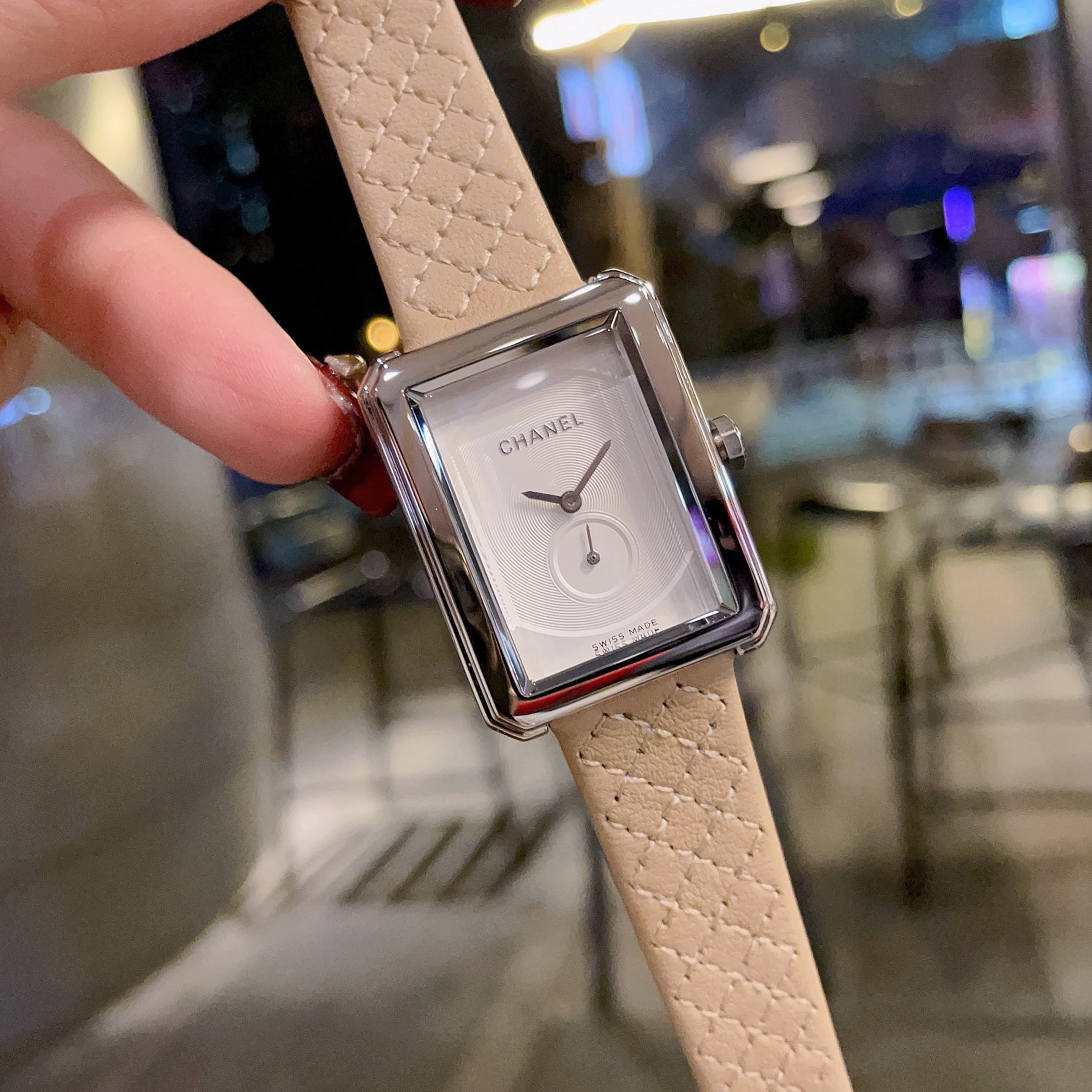 BOY·FRIEND TWEED Two-Hand Half-Date Dial