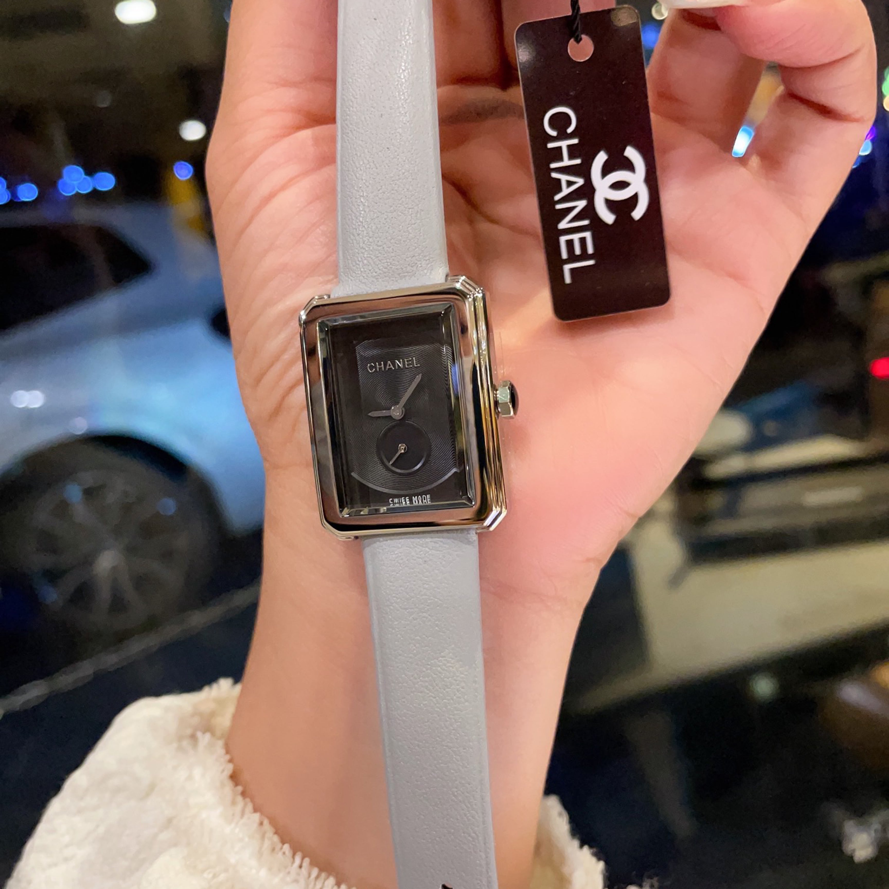 BOY·FRIEND TWEED Two-Hand Half-Date Dial