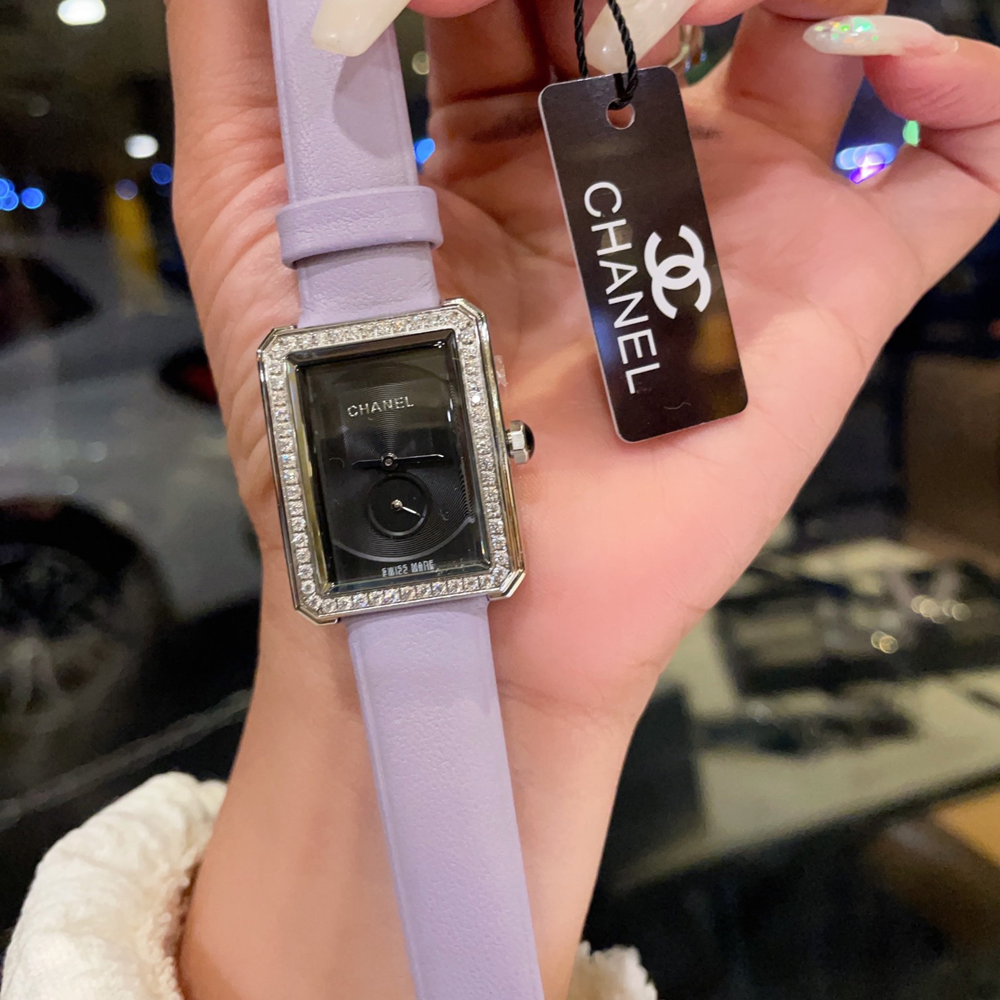 BOY·FRIEND TWEED Two-Hand Half-Date Dial