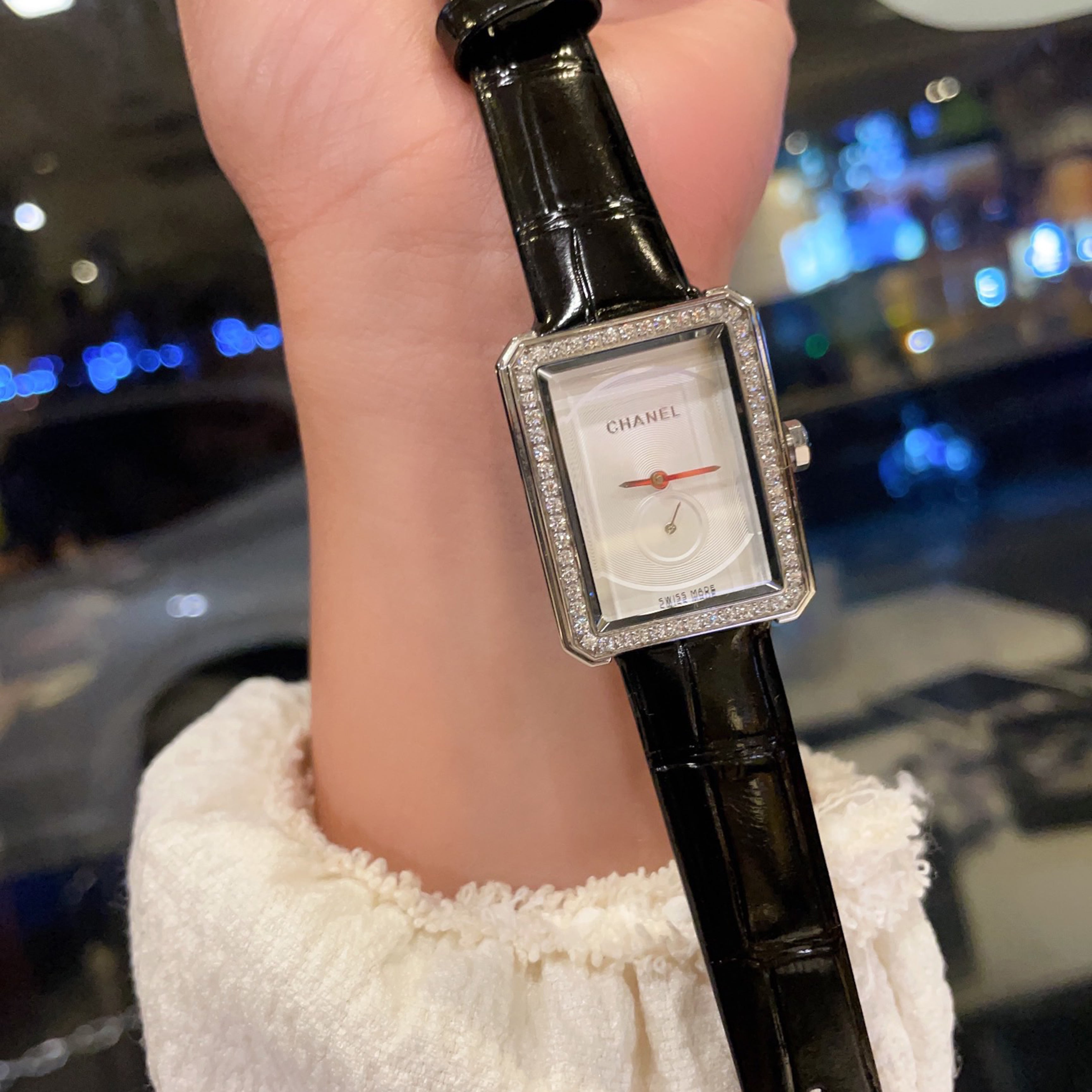 BOY·FRIEND TWEED Two-Hand Half-Date Dial