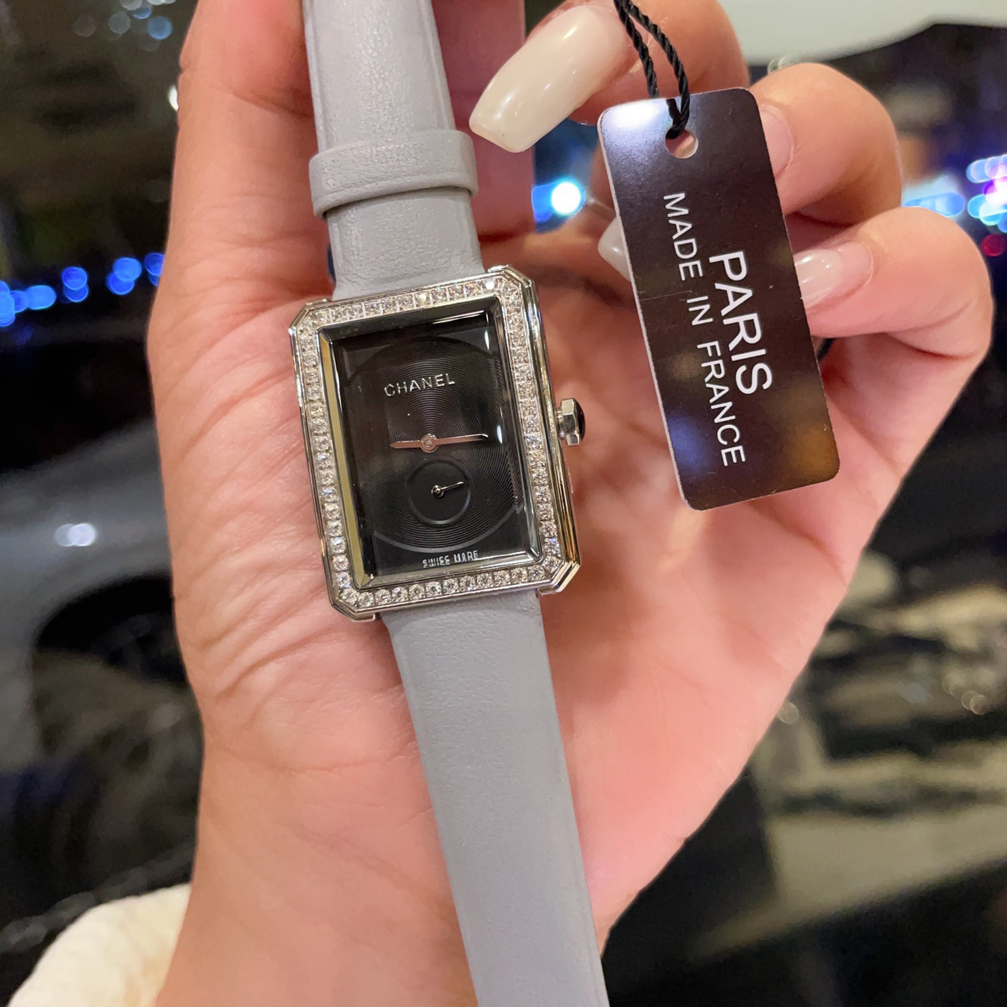 BOY·FRIEND TWEED Two-Hand Half-Date Dial