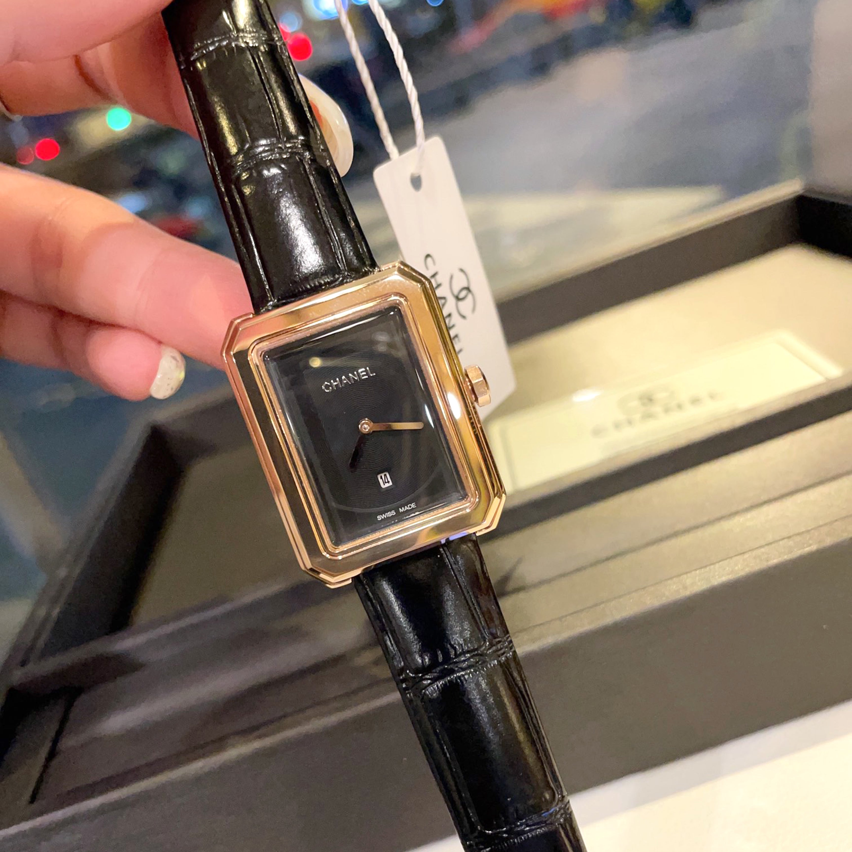 BOY·FRIEND TWEED Two-Hand Half-Date Dial