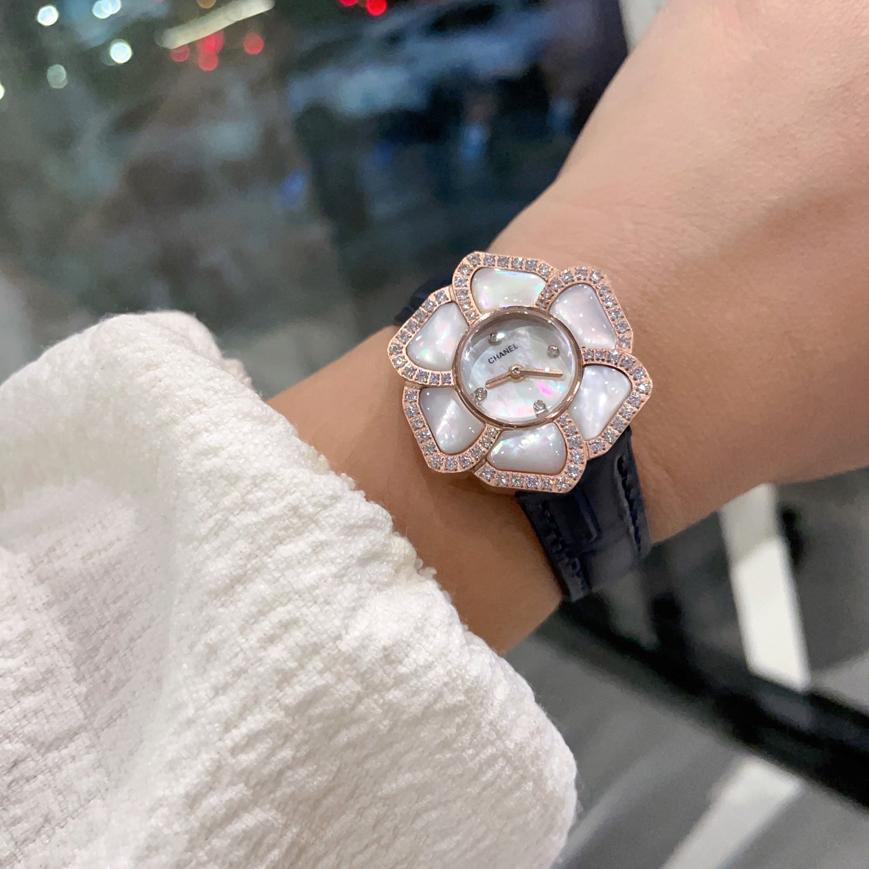 Mademoiselle Privé Coromandel Camellia Collection Watch
