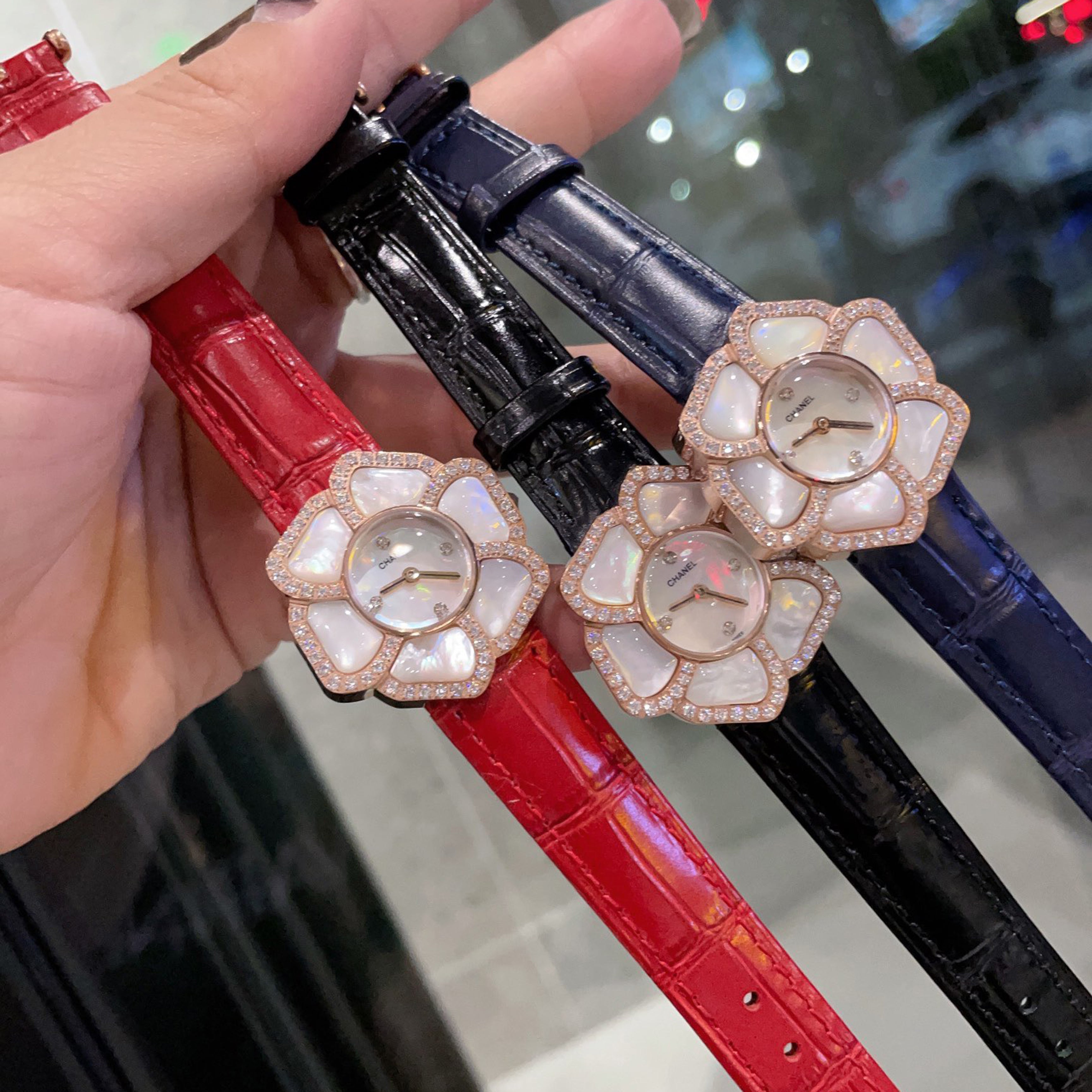 Mademoiselle Privé Coromandel Camellia Collection Watch