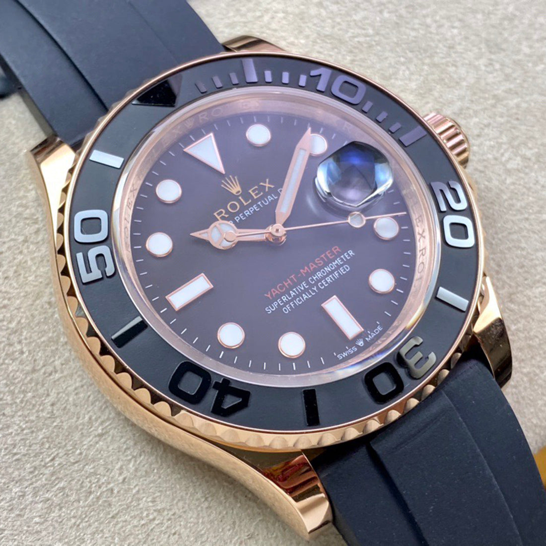 Yacht-Master Series with Ultra-Bright Ice-Blue Luminescence!