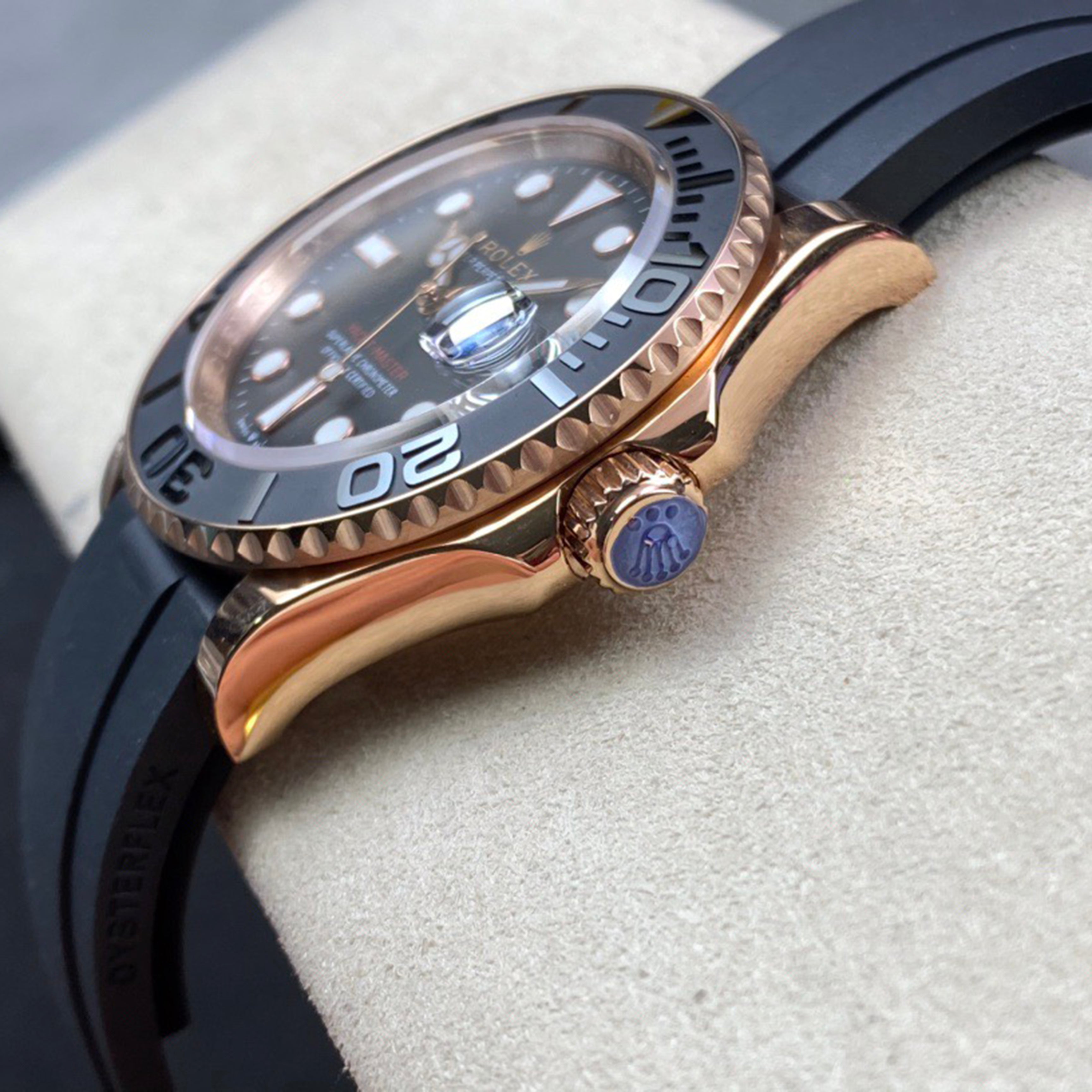 Yacht-Master Series with Ultra-Bright Ice-Blue Luminescence!