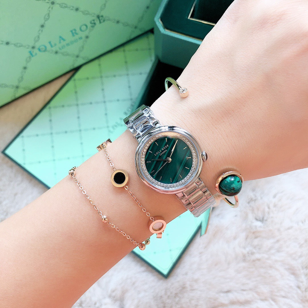 Diamond-set green 29mm