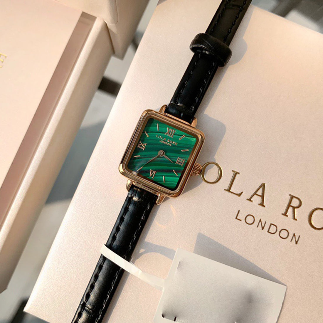 Miniature Green Watch, Light Luxury Women's Watch with