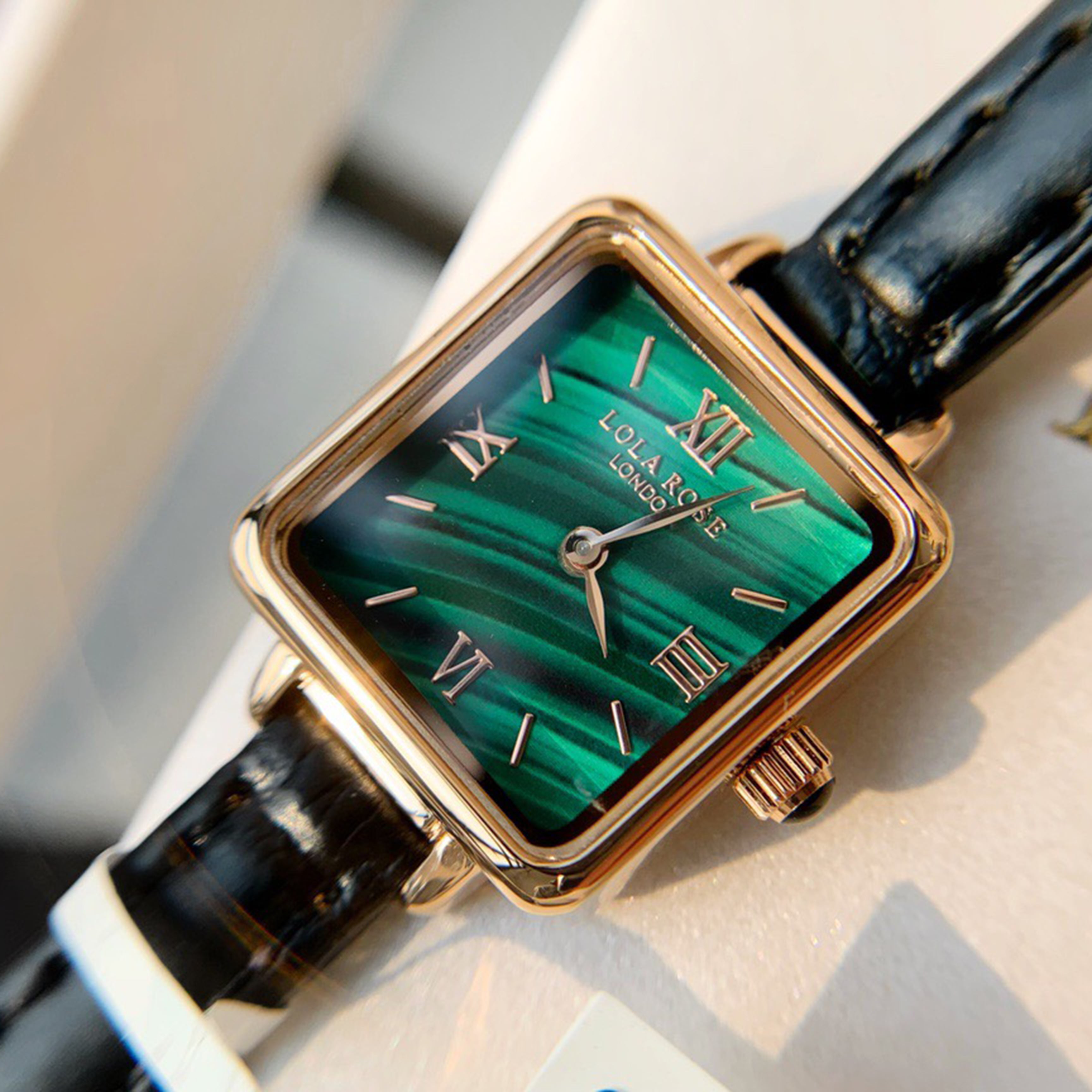 Miniature Green Watch, Light Luxury Women's Watch with