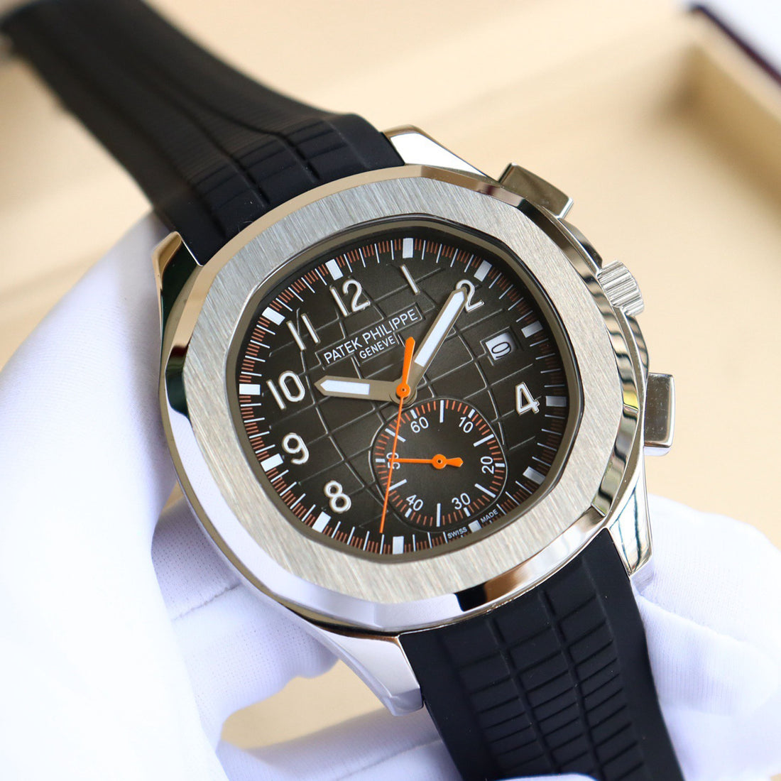 Steel Watch King - “Hand Grenade” Triple-Hand Half-Date