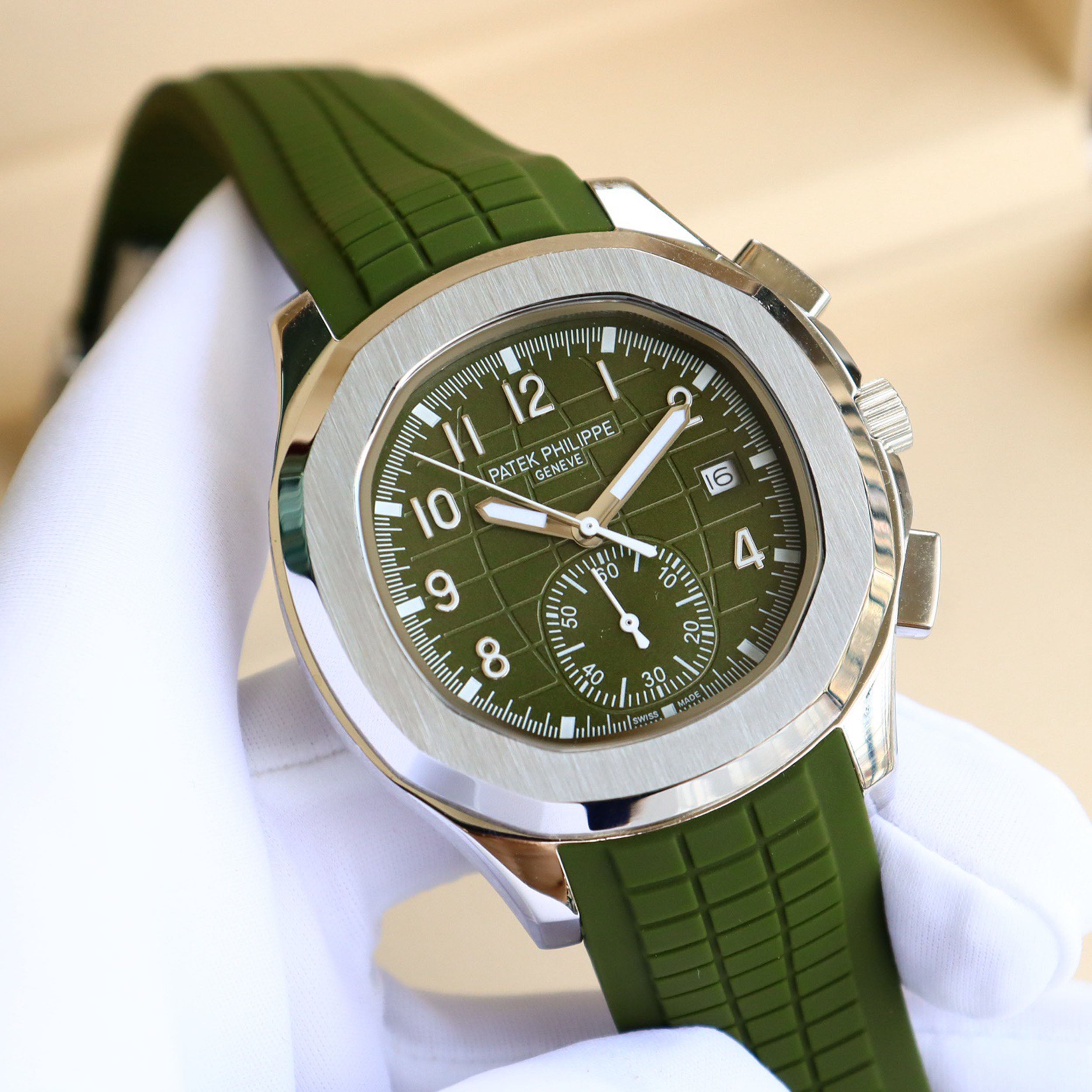 Steel Watch King - “Hand Grenade” Triple-Hand Half-Date