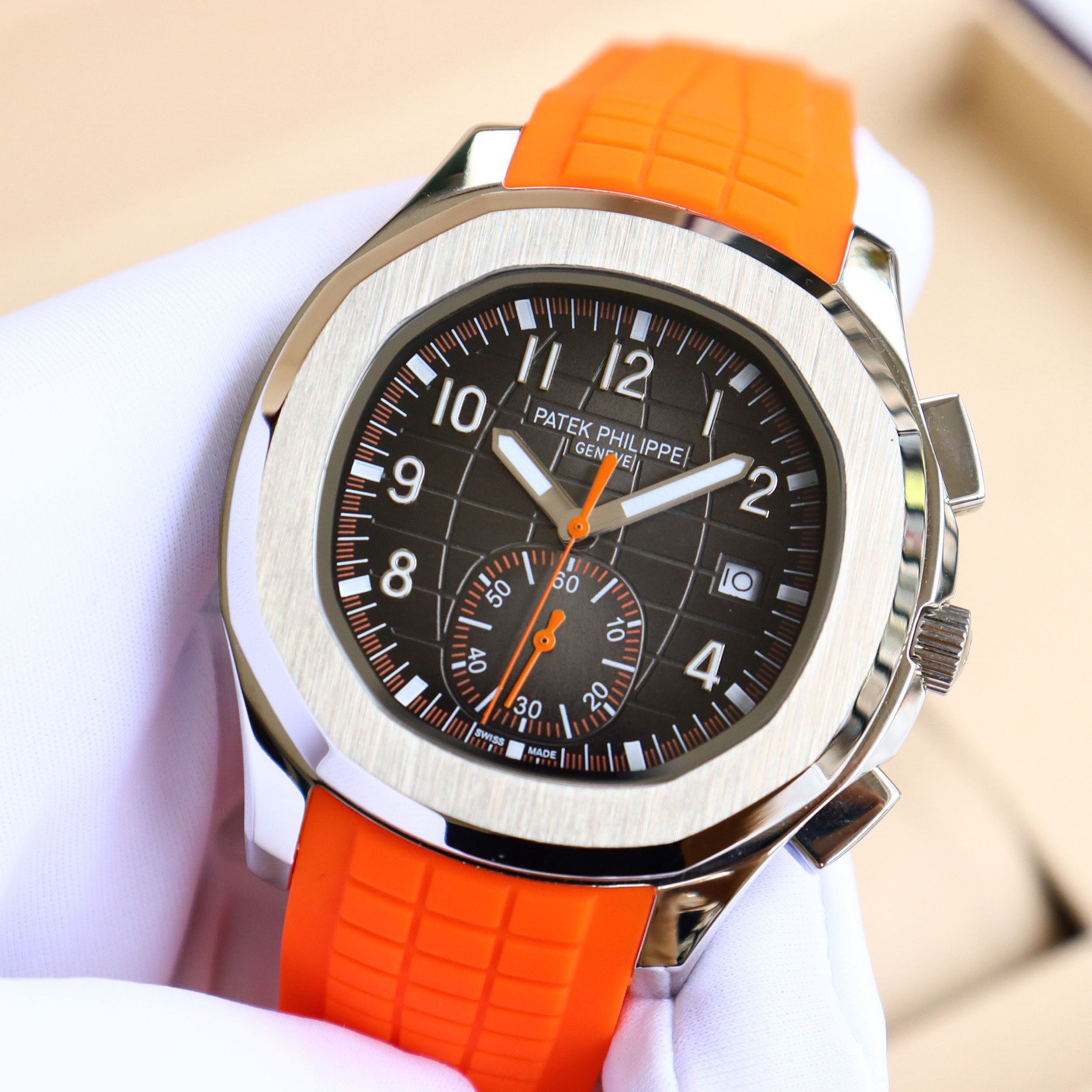 Steel Watch King - “Hand Grenade” Triple-Hand Half-Date