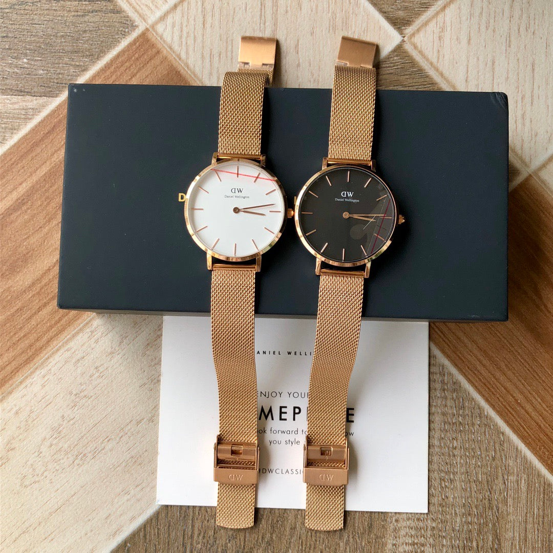 Minimalist Instagram-Inspired Luxury Ladies' Steel Strap Quartz Watch