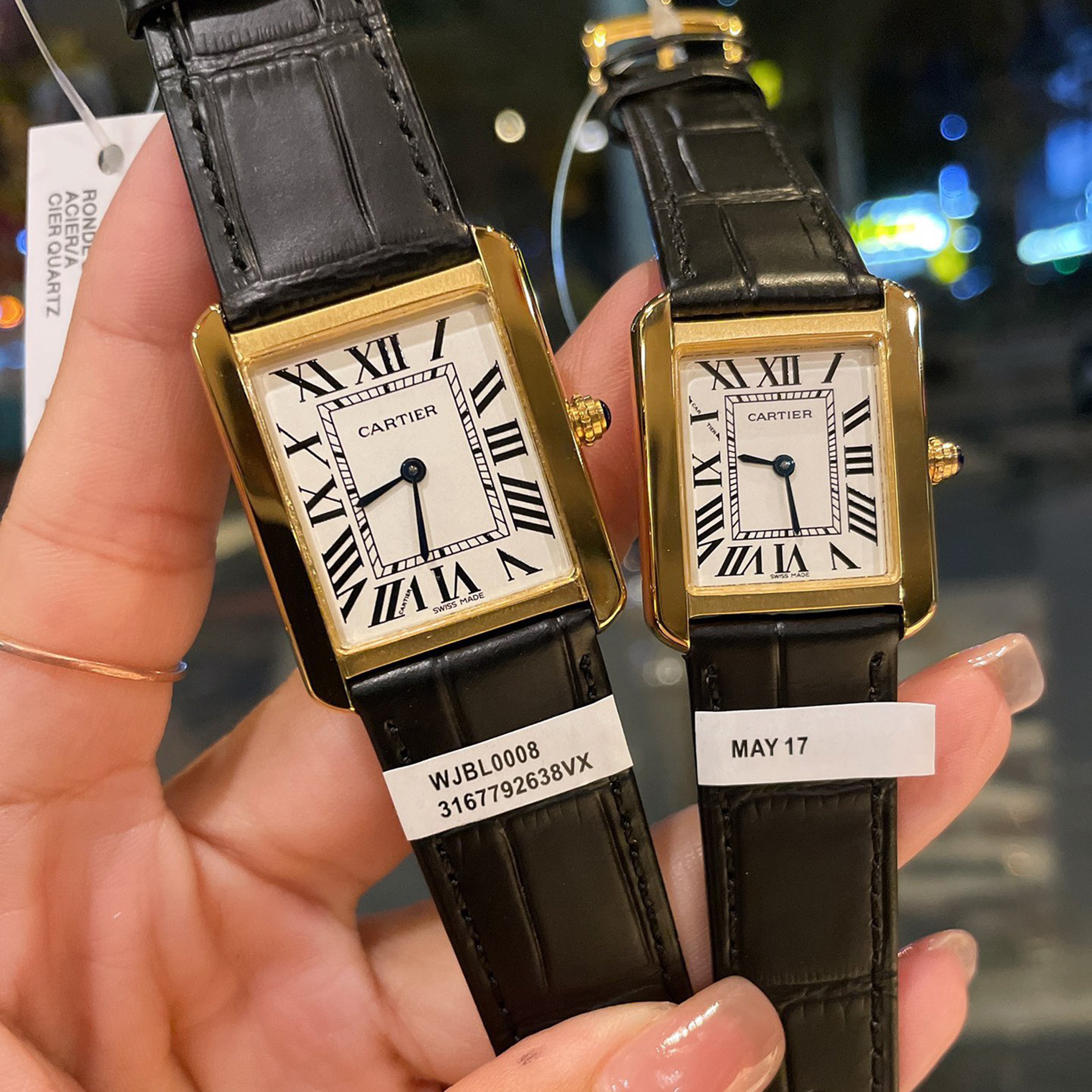 Tank Vintage Couple Watch Set