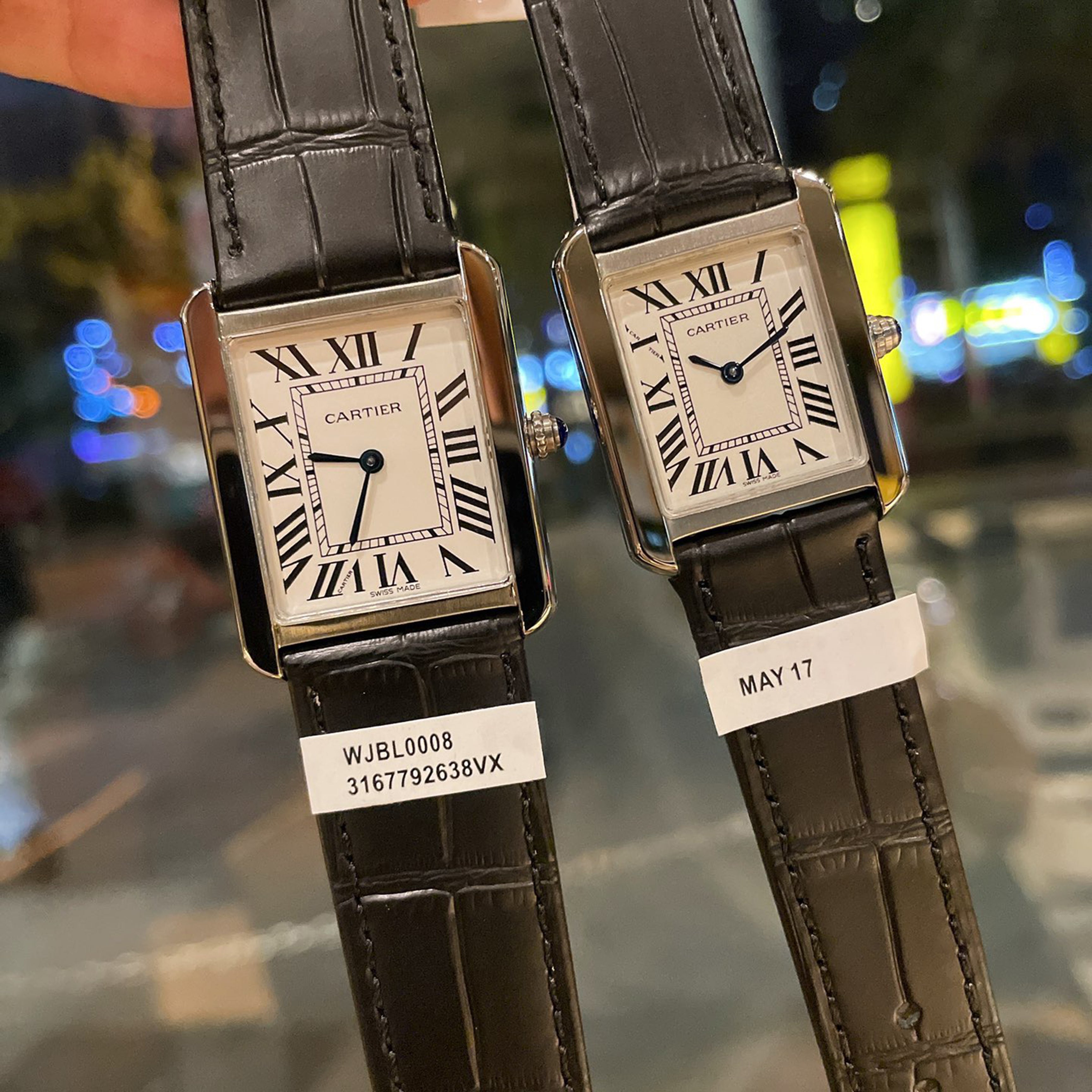 Tank Vintage Couple Watch Set