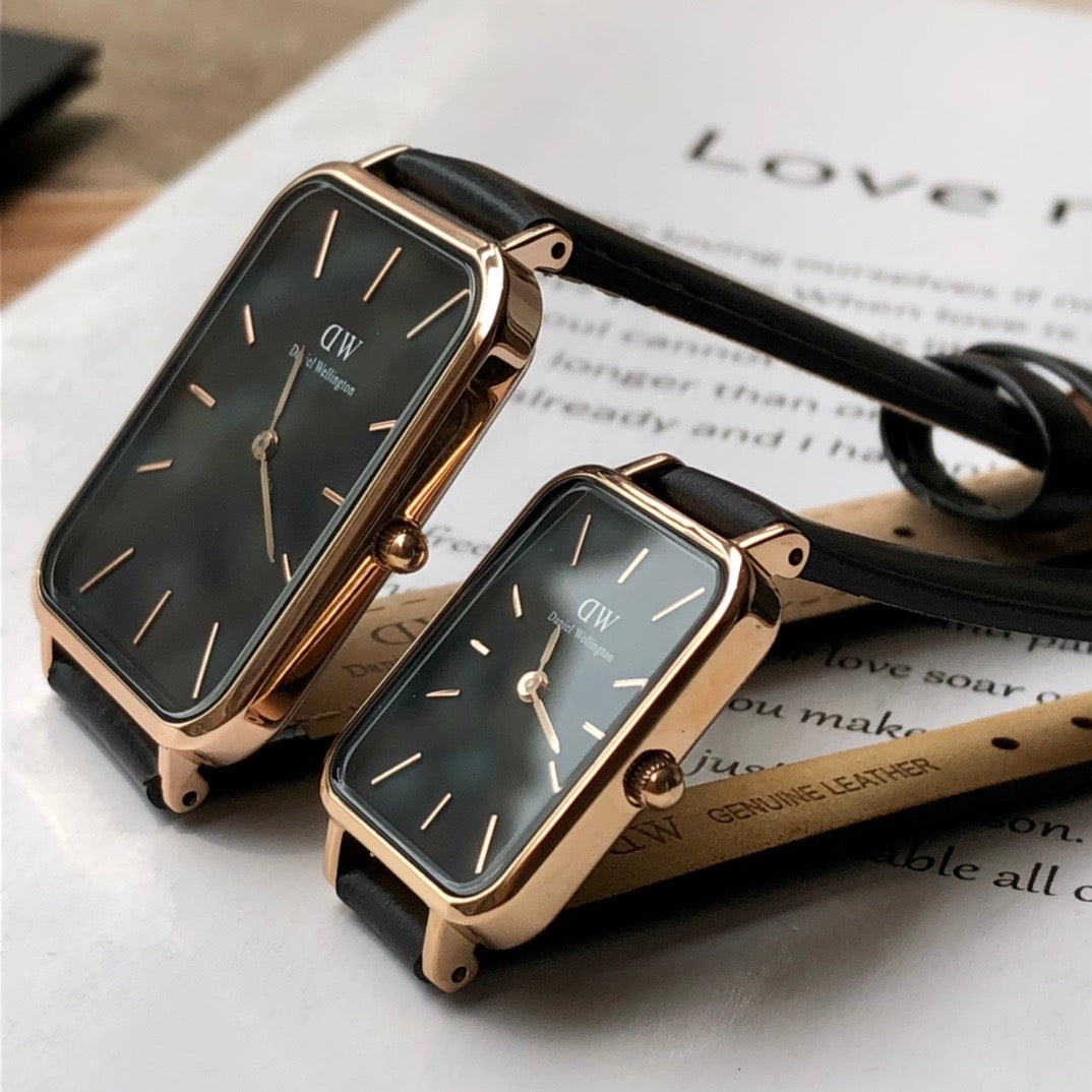 Small Square Couple Watches