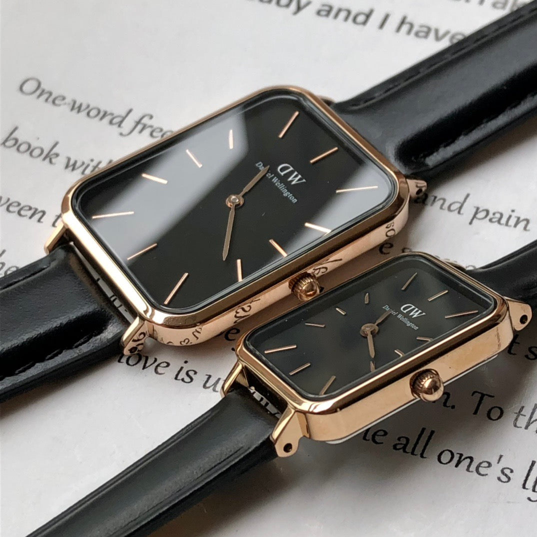 Small Square Couple Watches