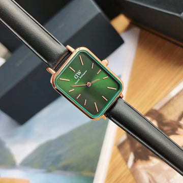 Square Green Watch