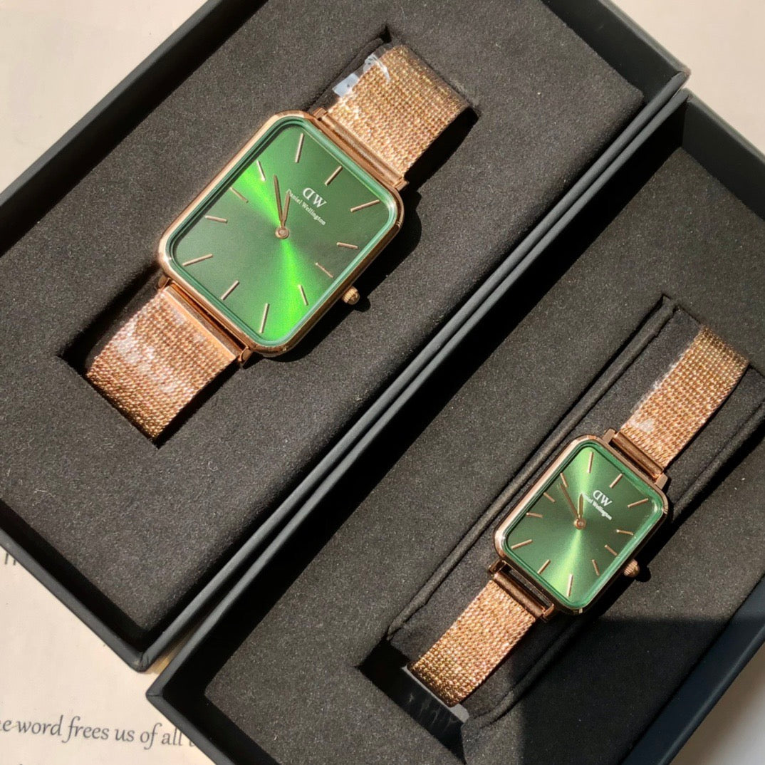 Small Square Couple Watches