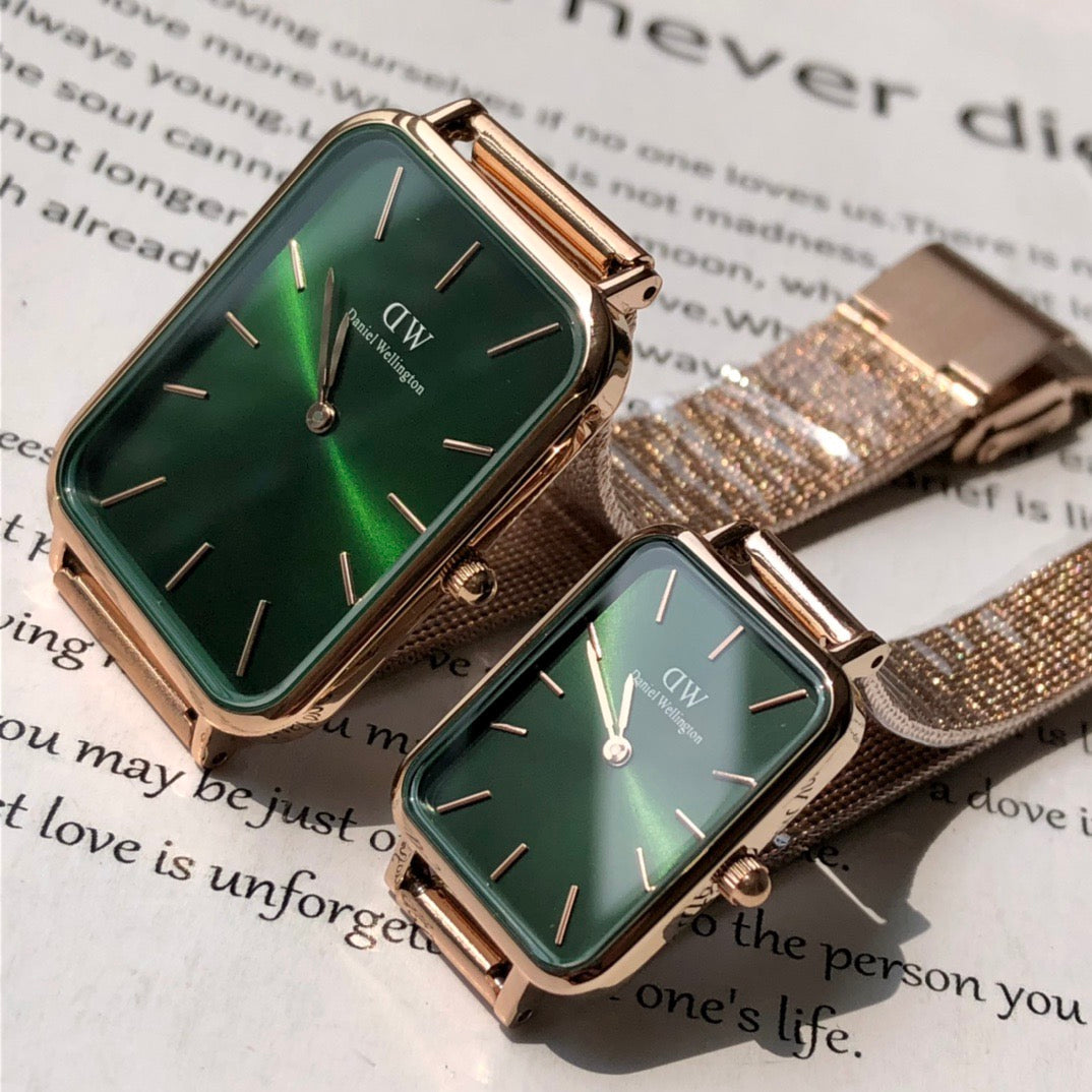 Small Square Couple Watches