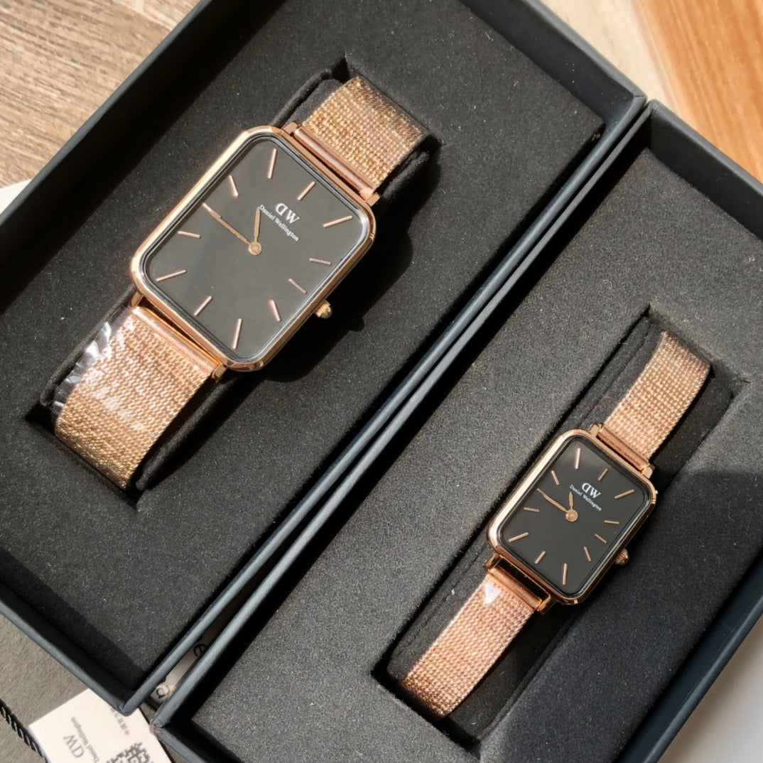 Small Square Couple Watches