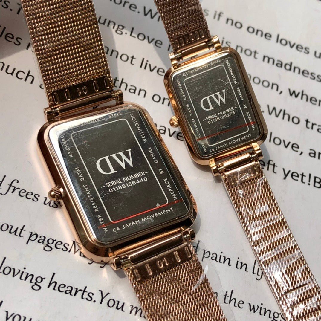 Small Square Couple Watches