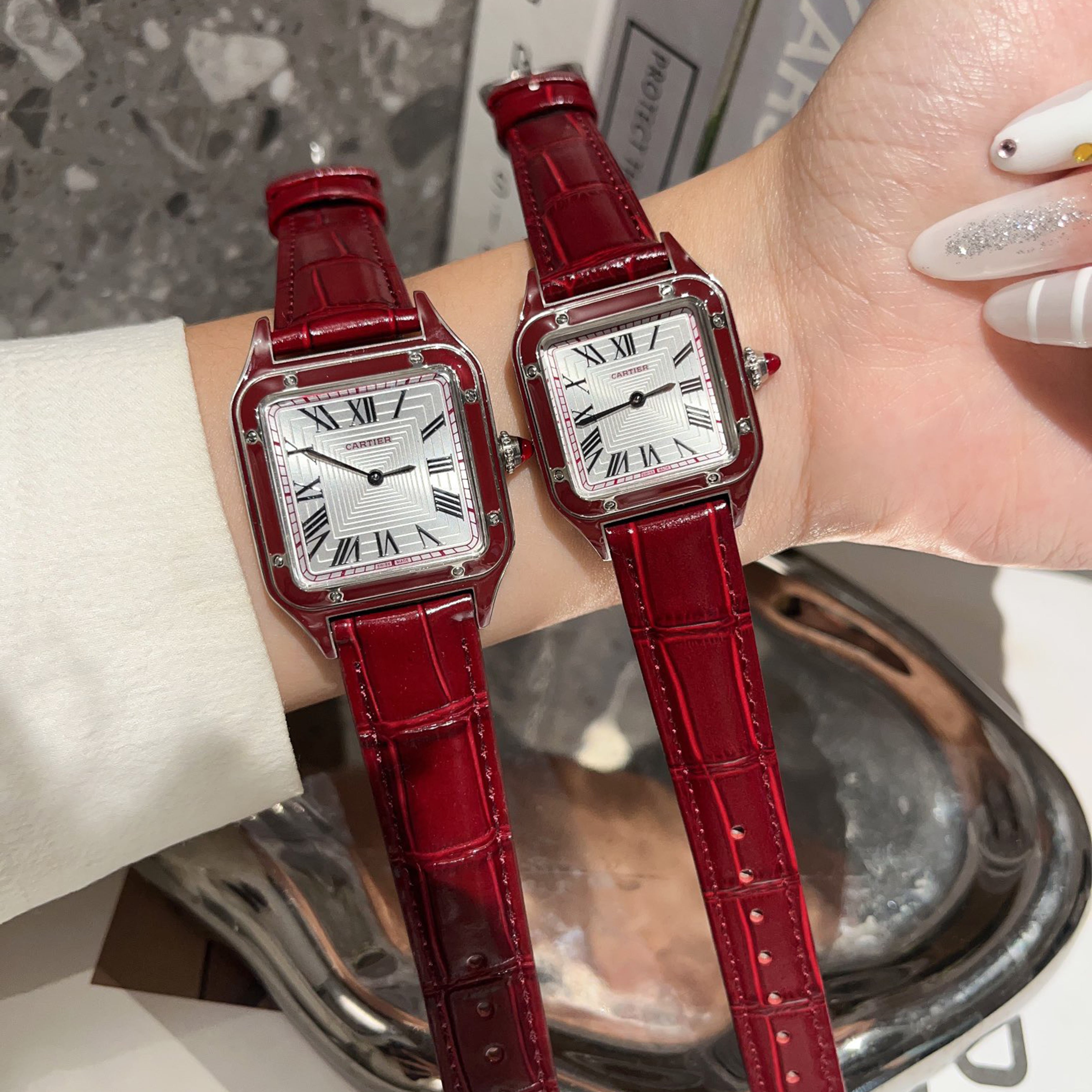 Santos Couple Watch Set