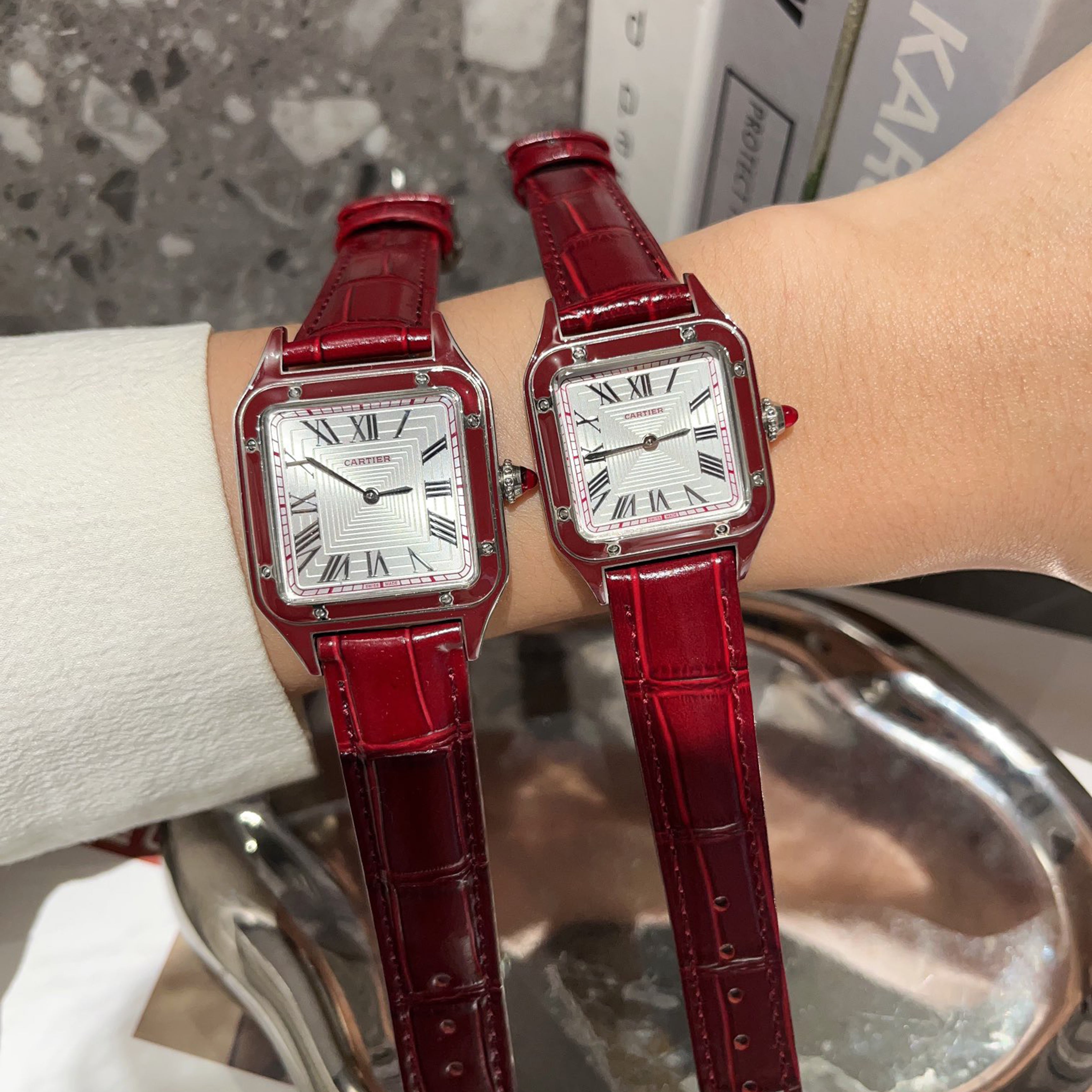 Santos Couple Watch Set