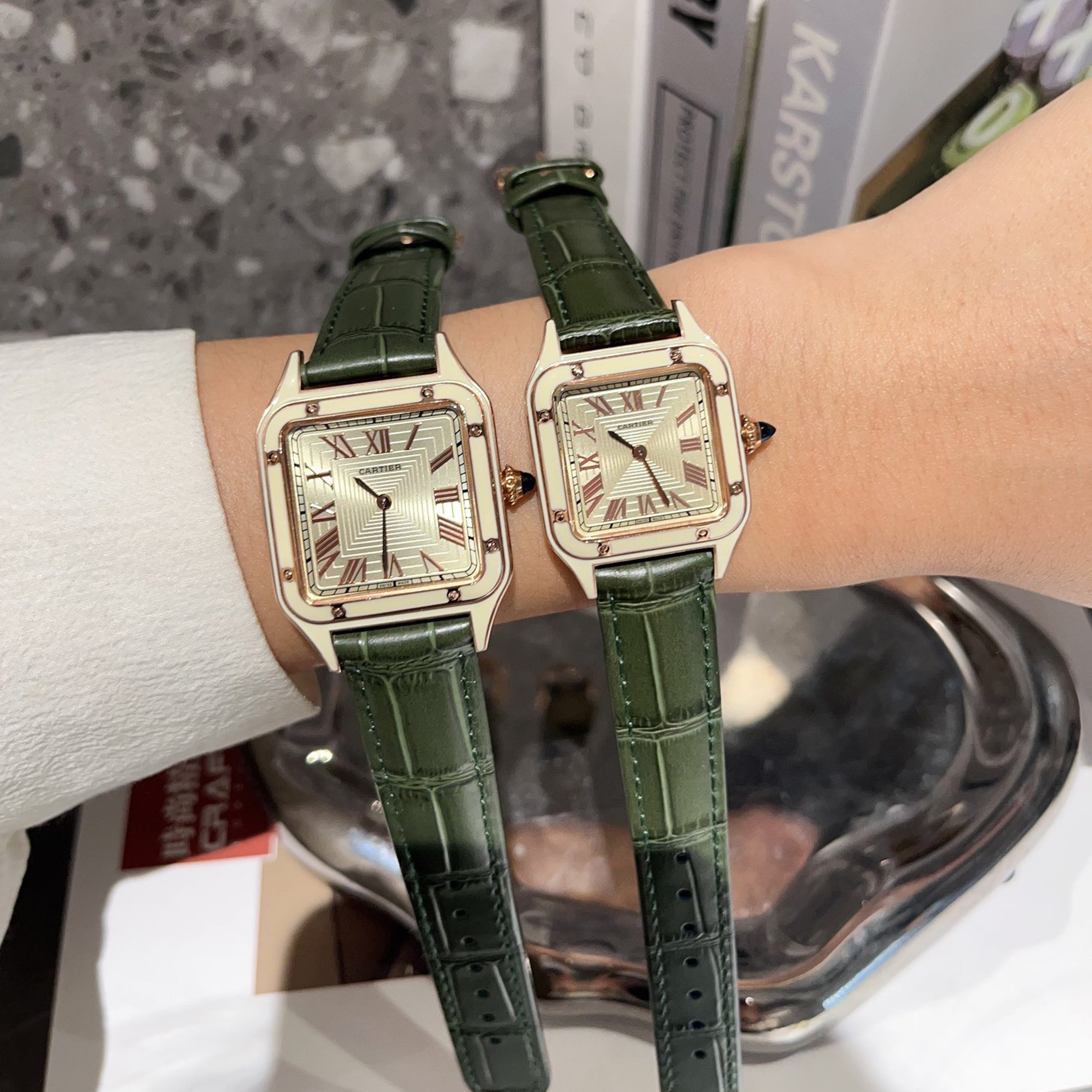 Santos Couple Watch Set