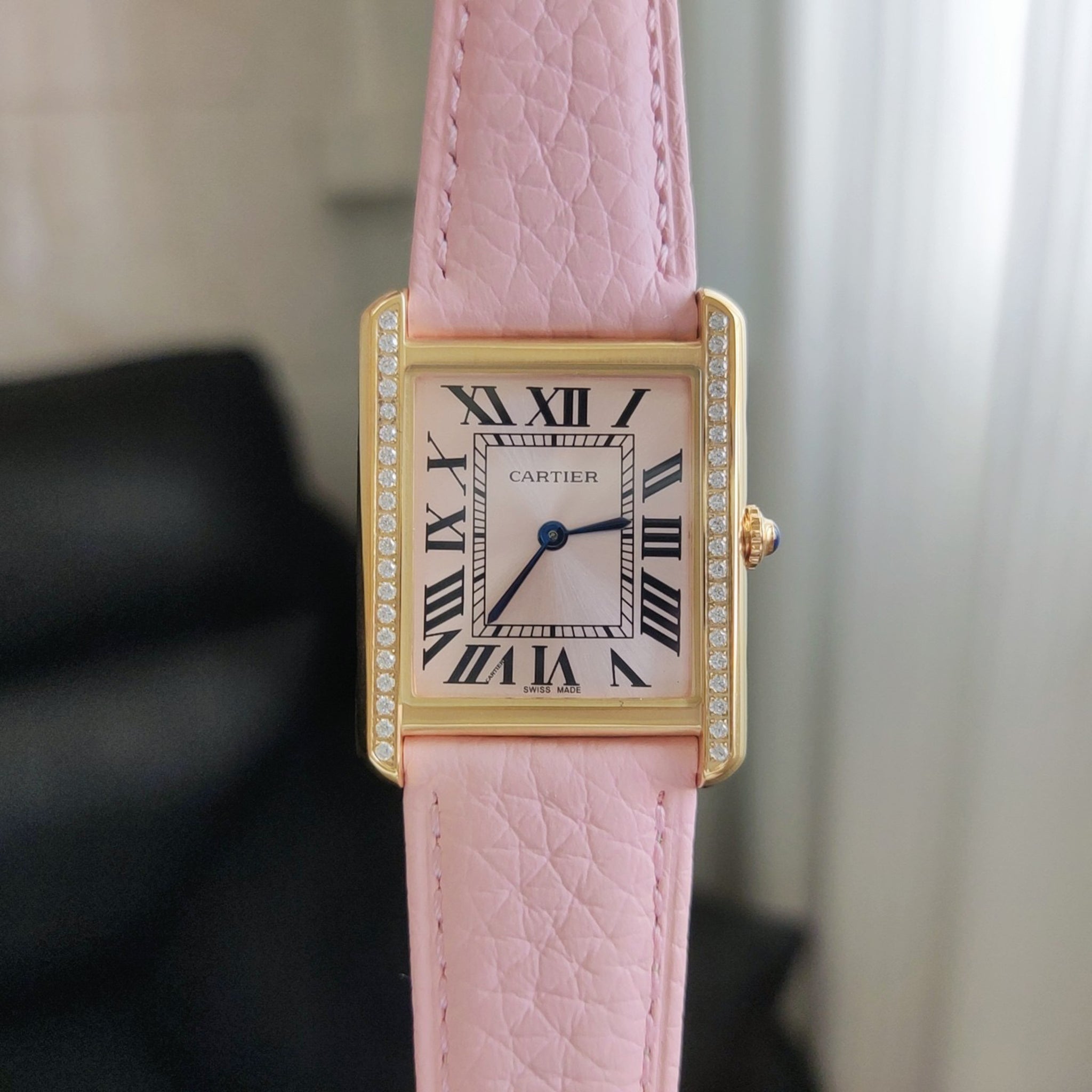 Tank Solo Pink Ladies Watch 24MM, 27MM