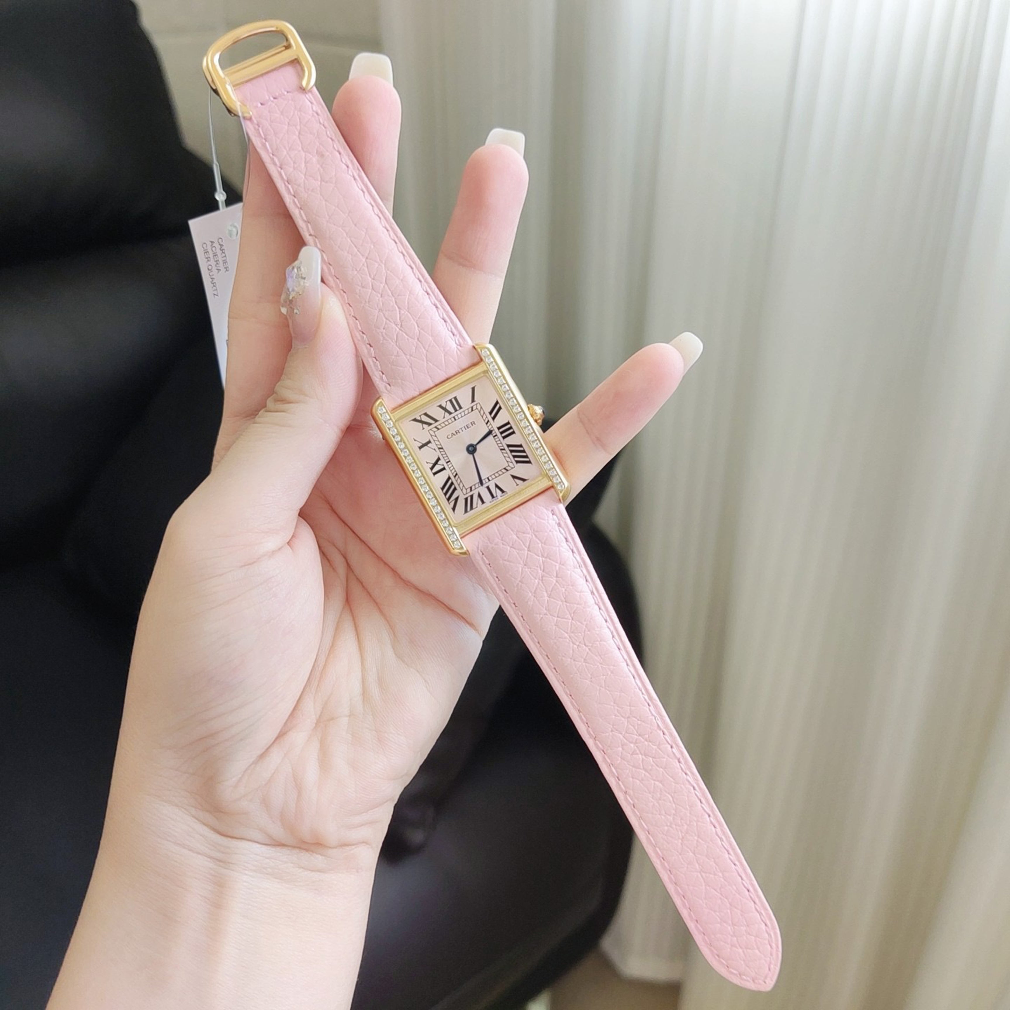 Tank Solo Pink Ladies Watch 24MM, 27MM