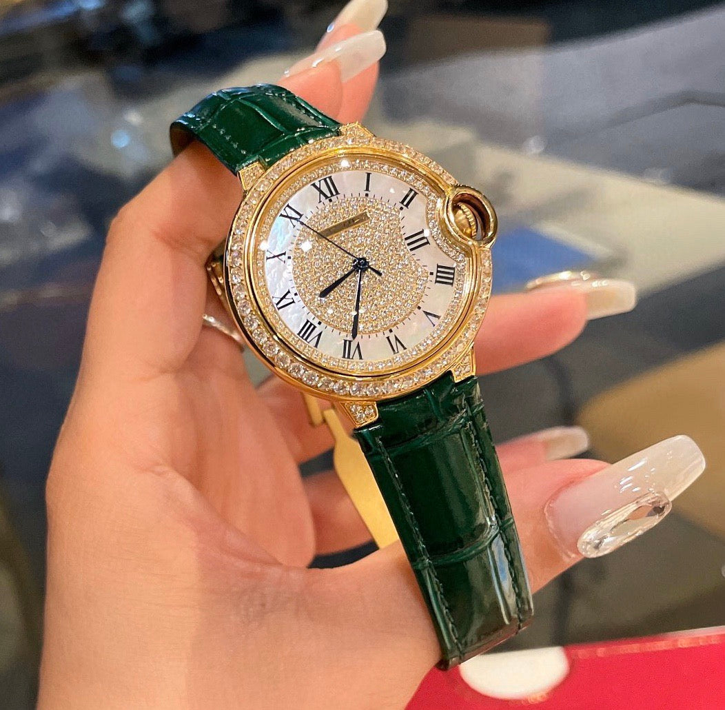 Diamond-Set Ladies Watch