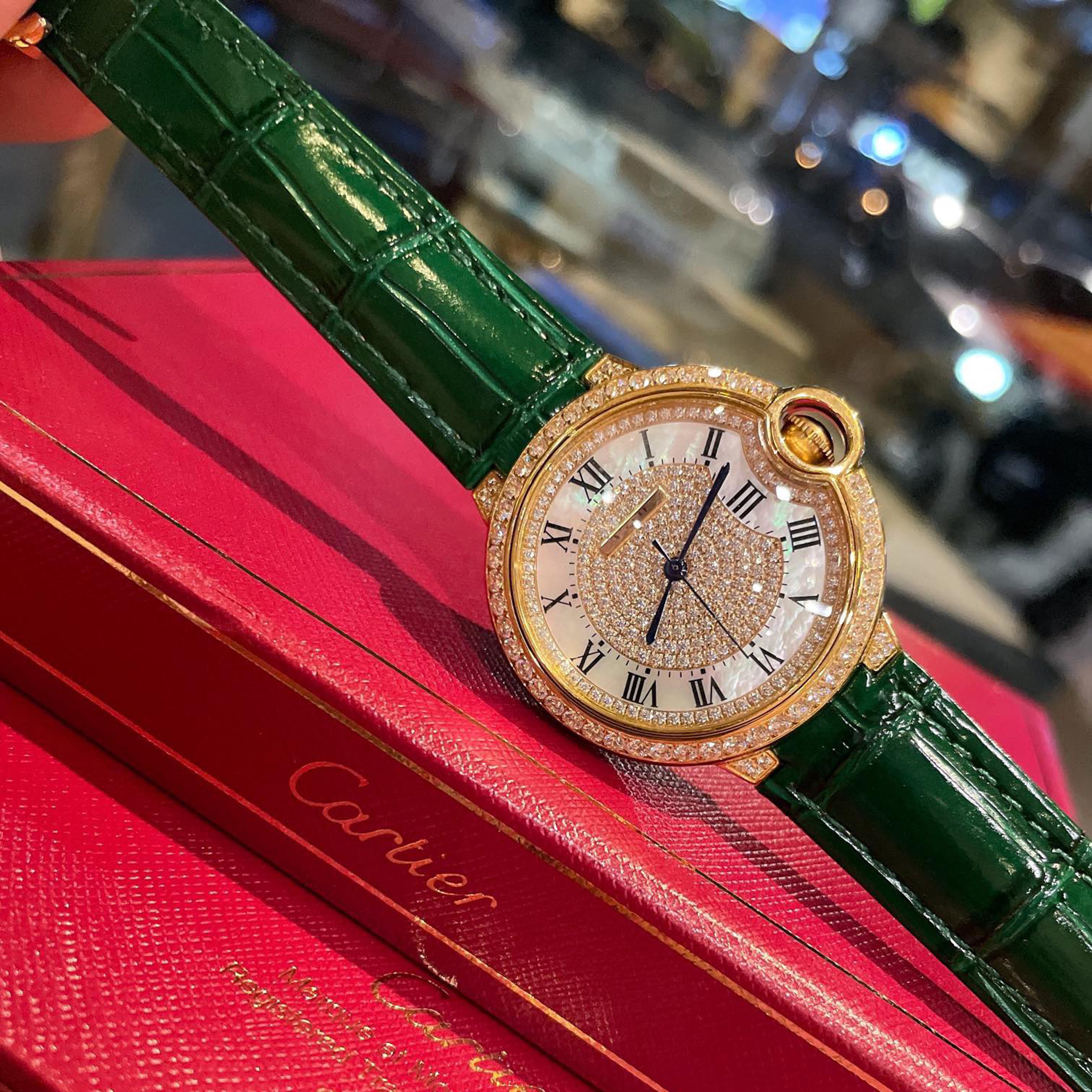 Diamond-Set Ladies Watch