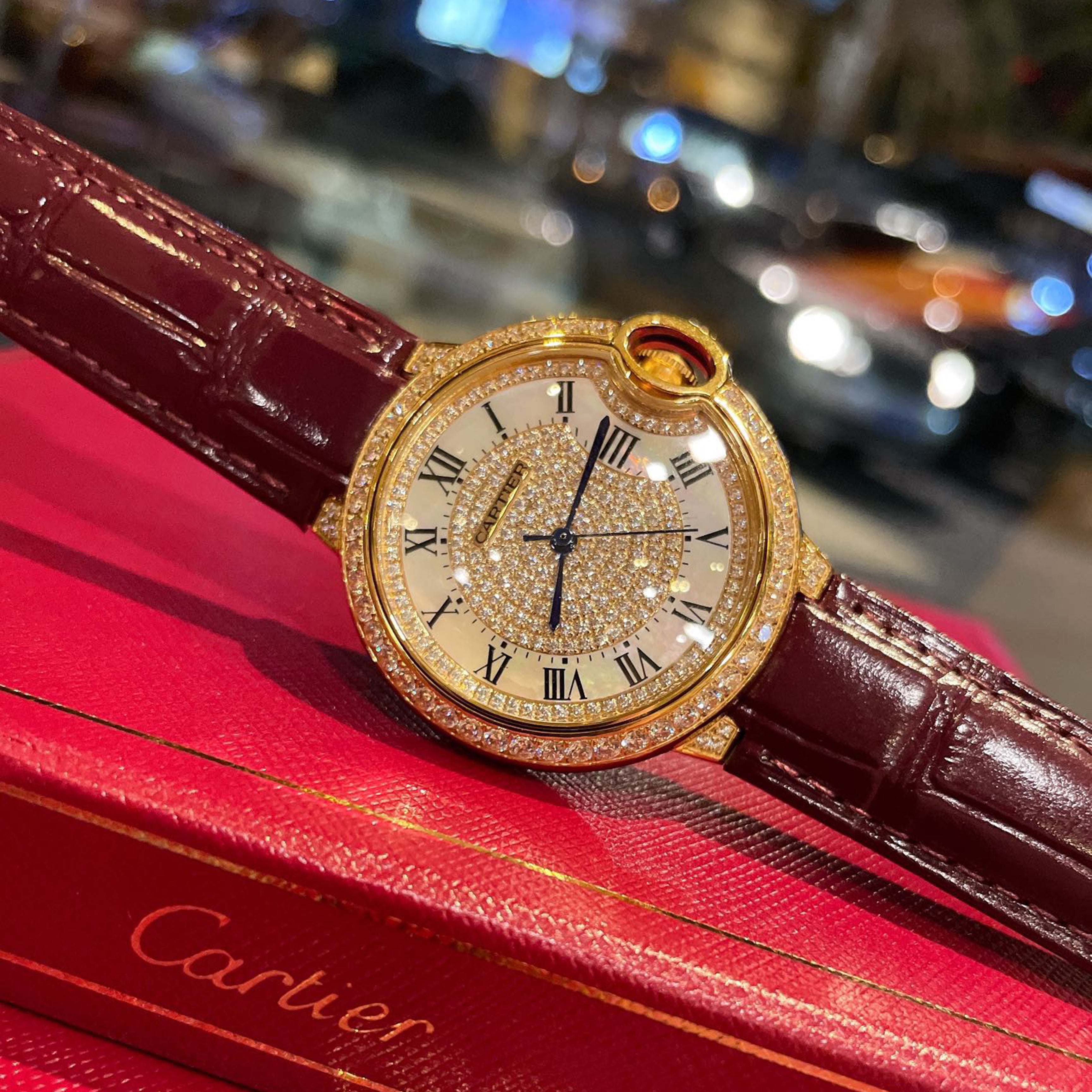 Diamond-Set Ladies Watch