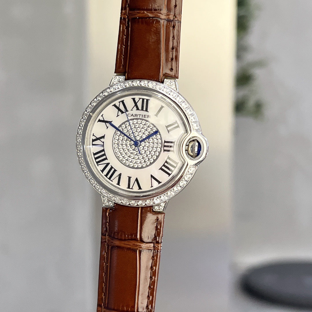 Diamond-Set Ladies Watch