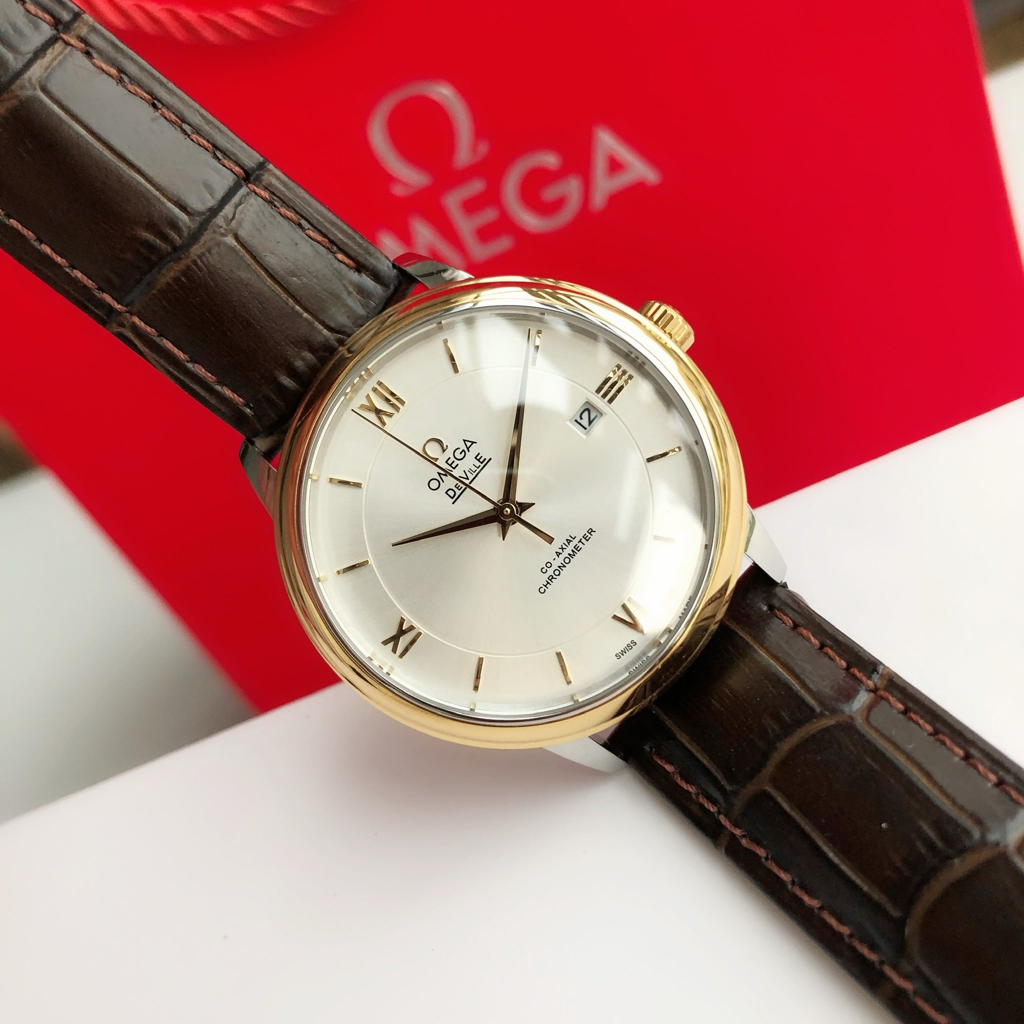 De Ville Men's Watch 8215 Movement 39.5MM