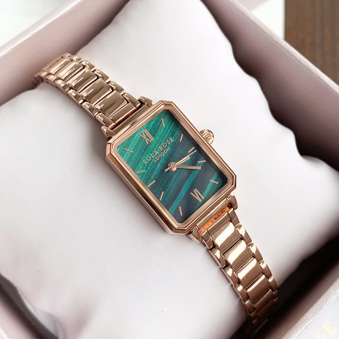 Red Hot Square Green Watch