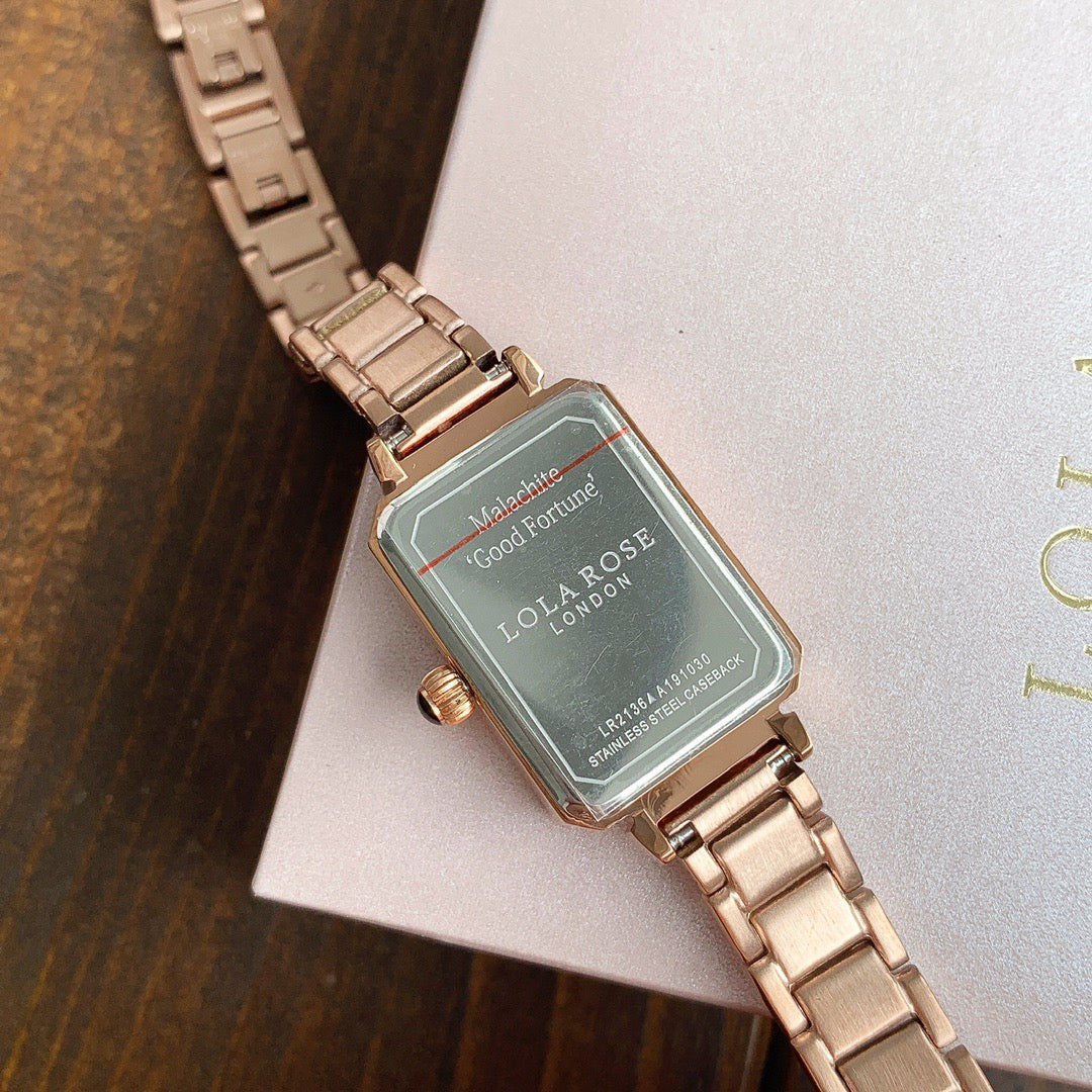 Red Hot Square Green Watch