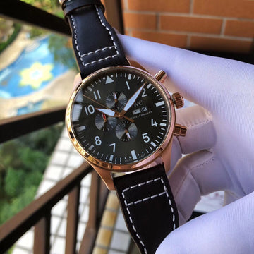 Pilot Chronograph Men's Watch 44MM