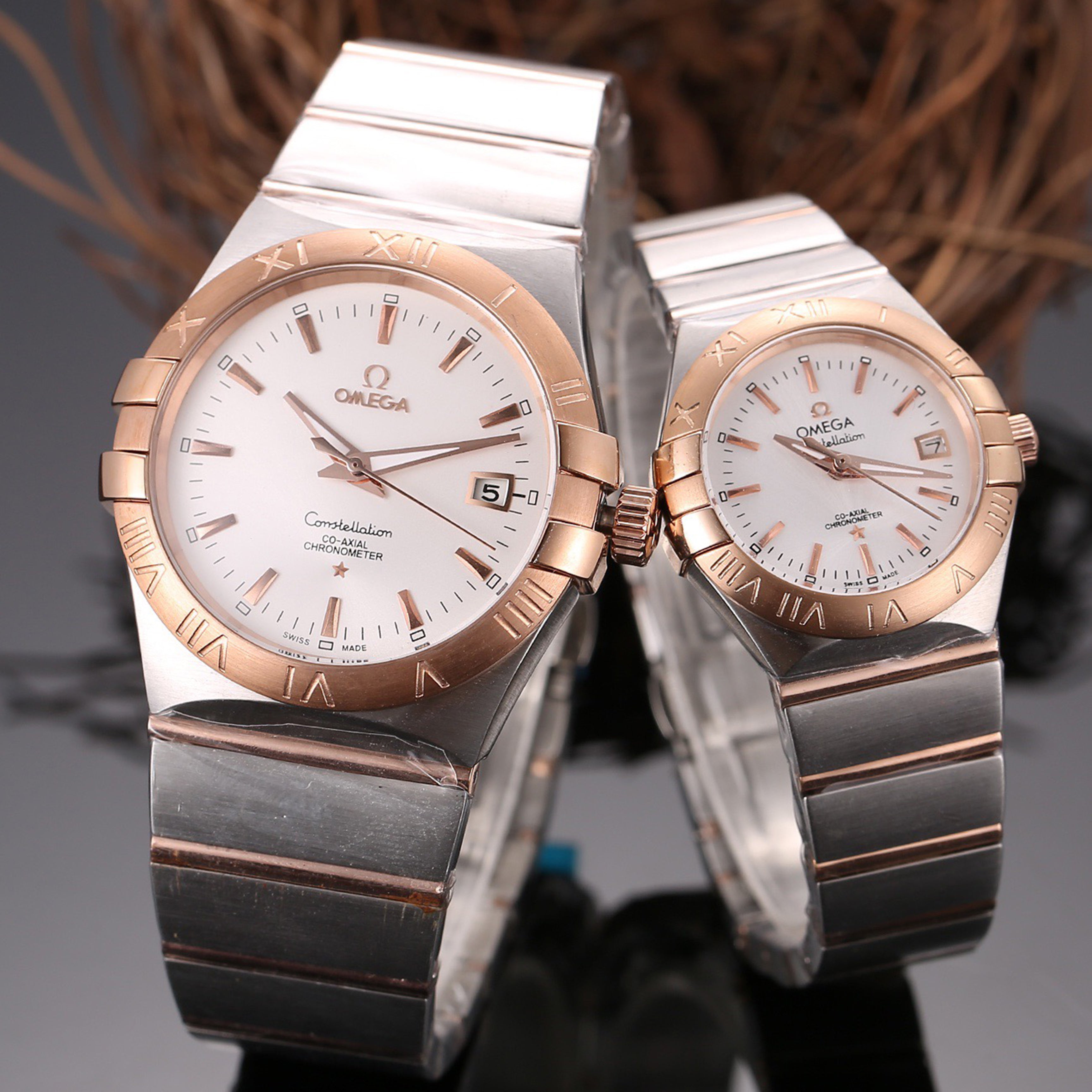 3 Needle Synchronized Twin Eagle Series Couple Watches