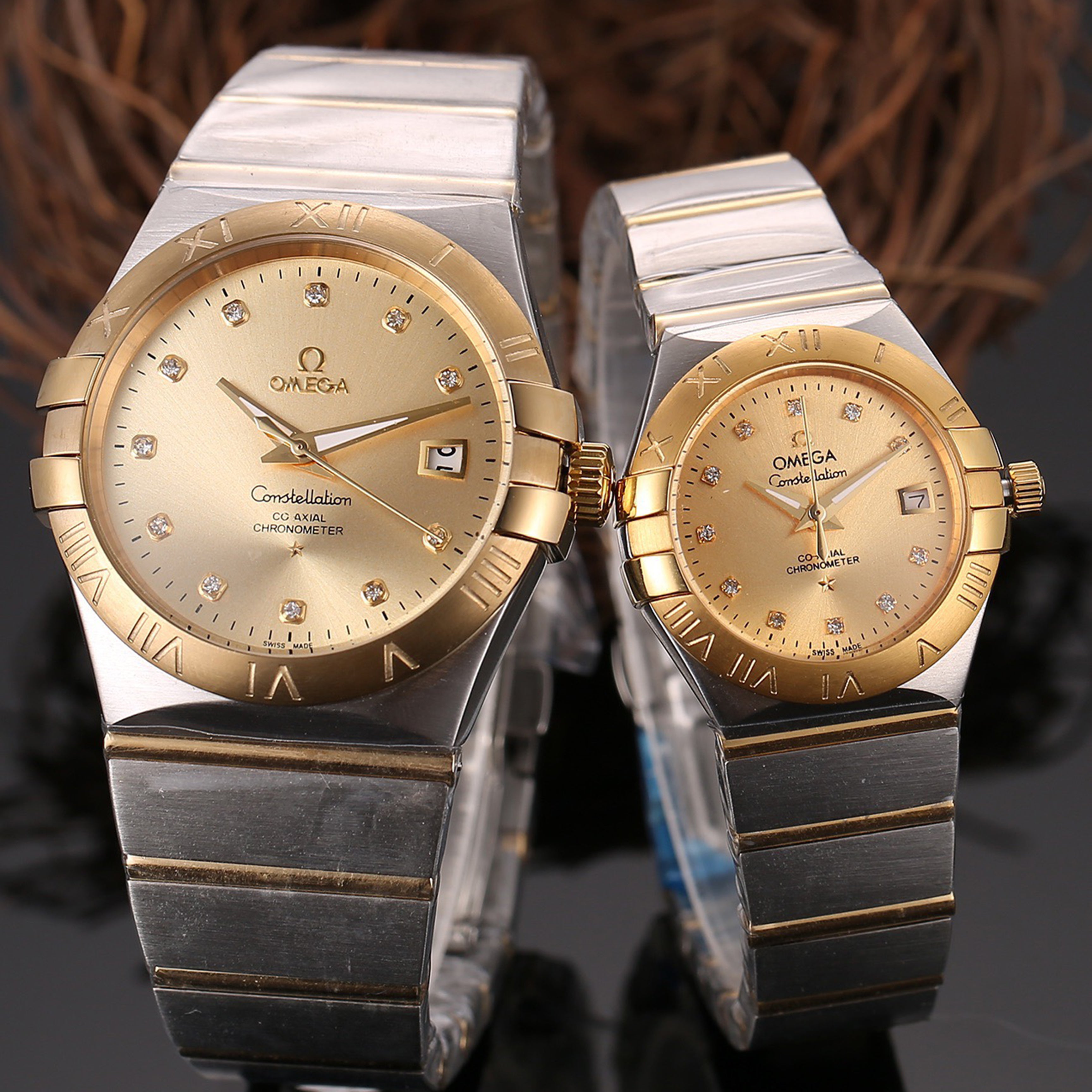 3 Needle Synchronized Twin Eagle Series Couple Watches