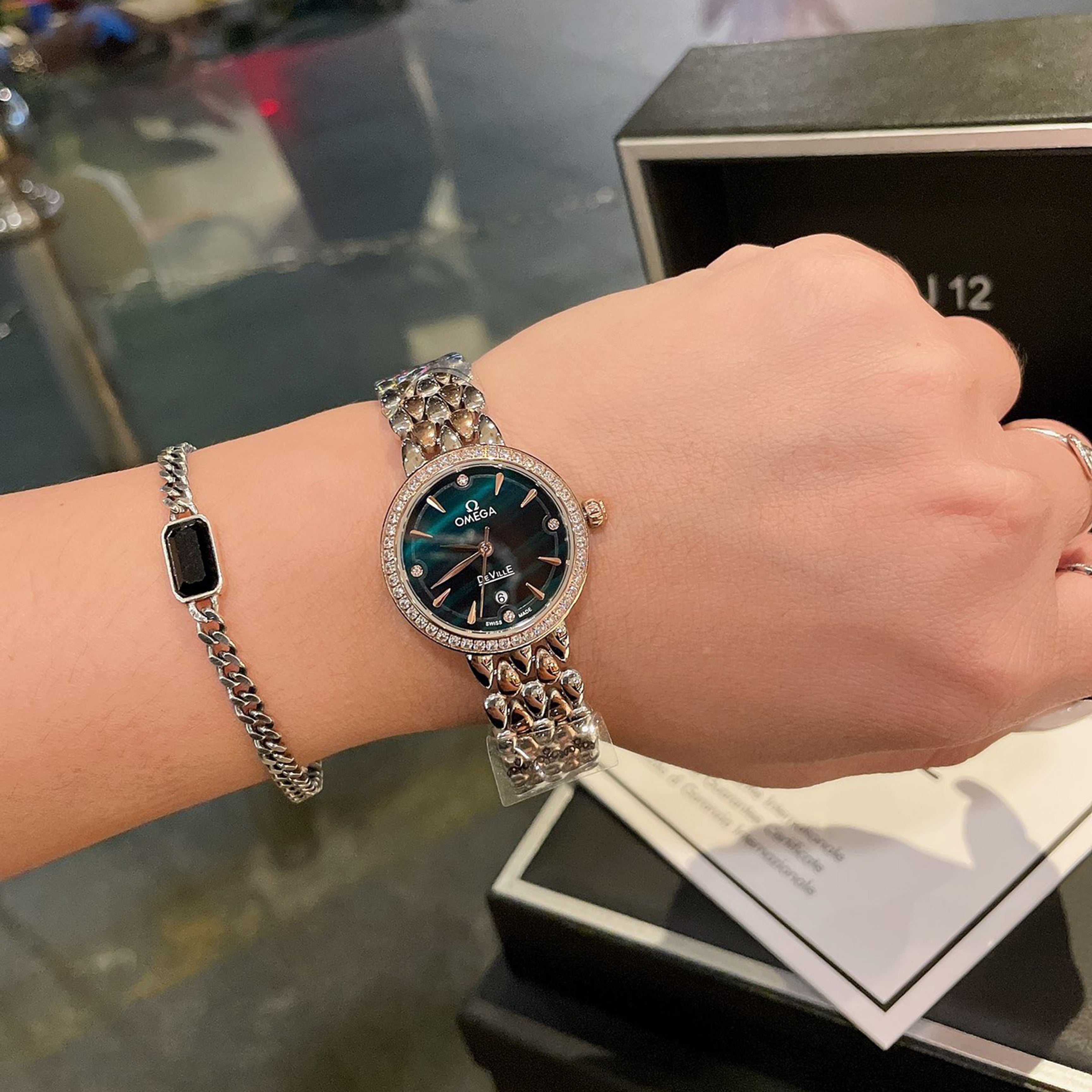 Dewdrop Co-Axial Watch, Waterdrop Style, 28MM