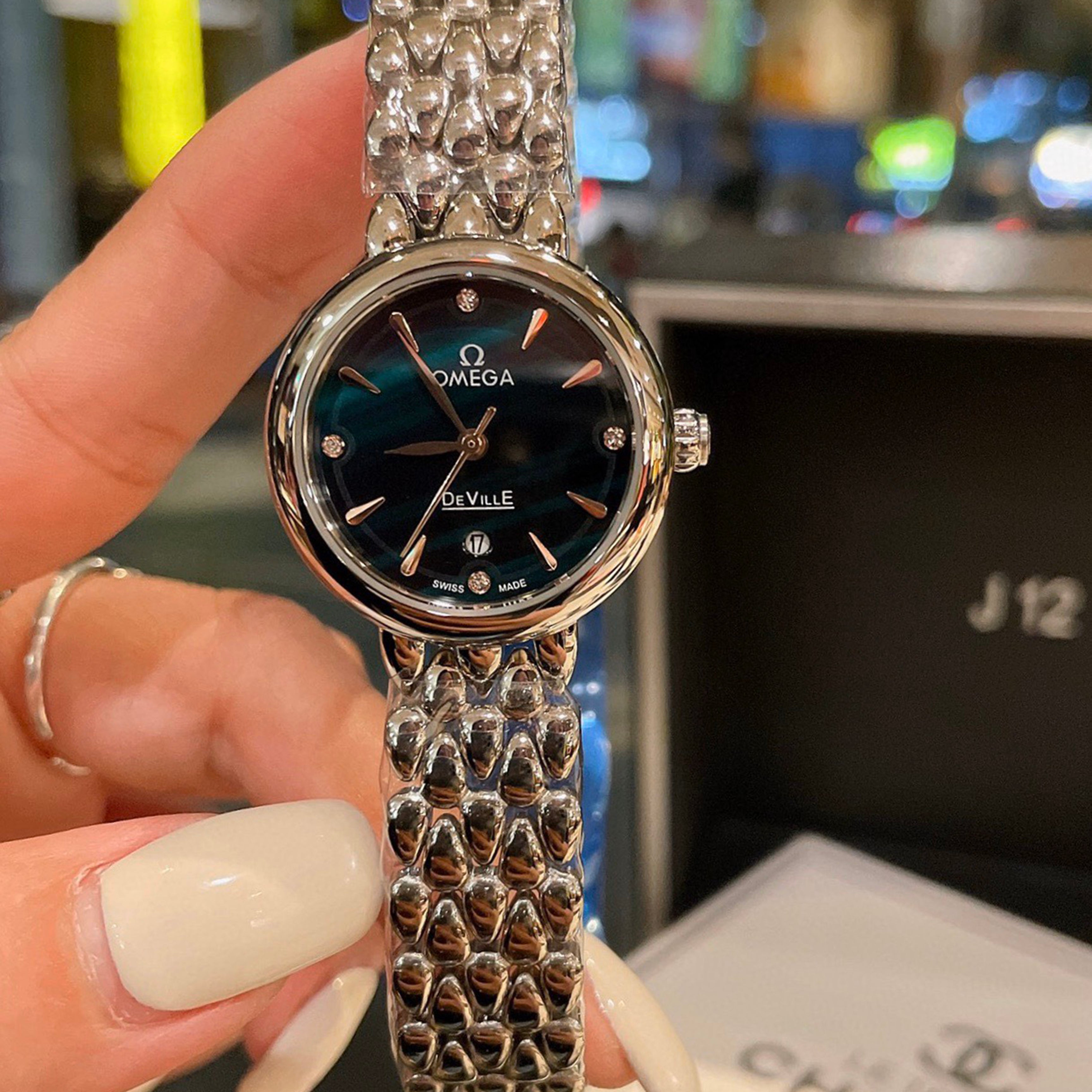 Dewdrop Co-Axial Watch, Waterdrop Style, 28MM